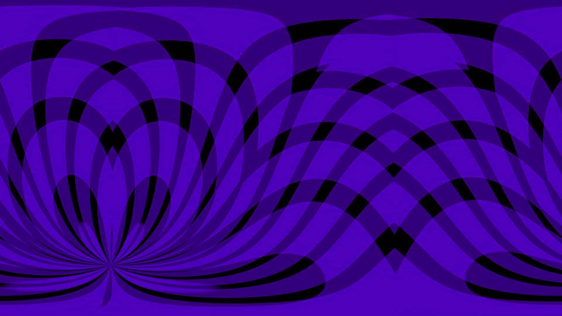 Cool Purpe And Black Shapes 2K Abstract