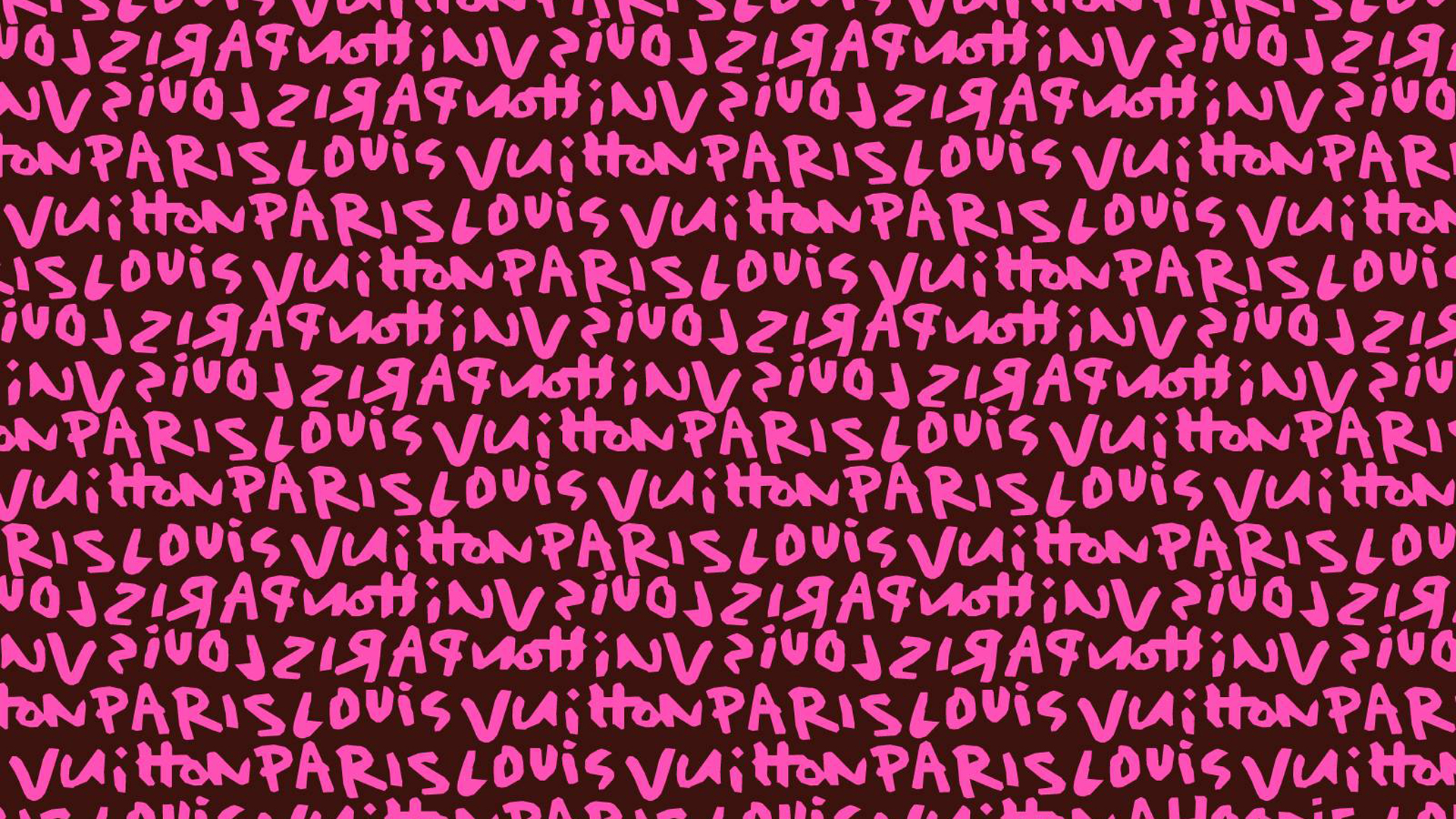 Pink Louis Vuitton In Maroon Wallpaper 2K Louis Vuitton