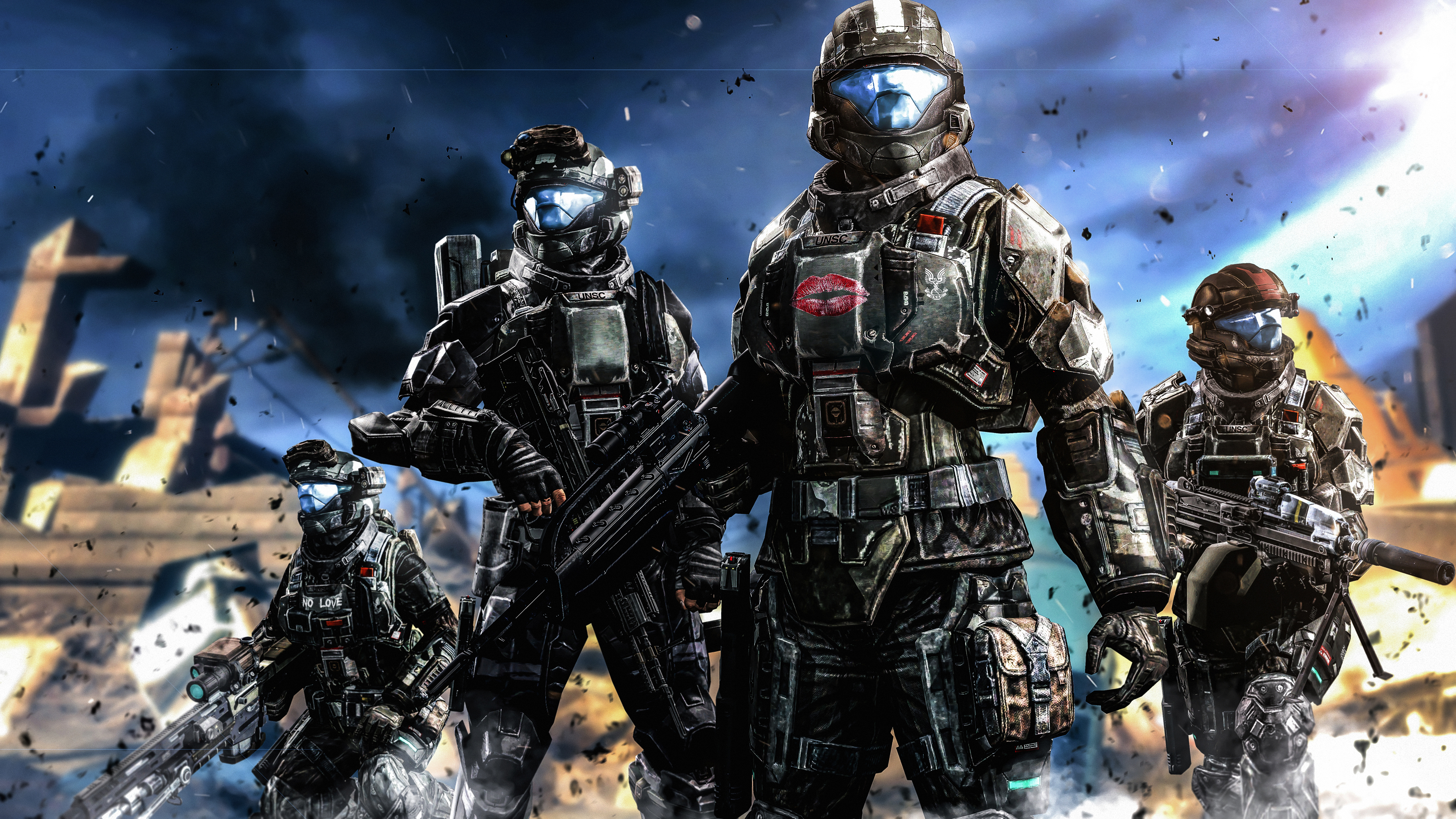Halo Armors With Weapons K 2K Games