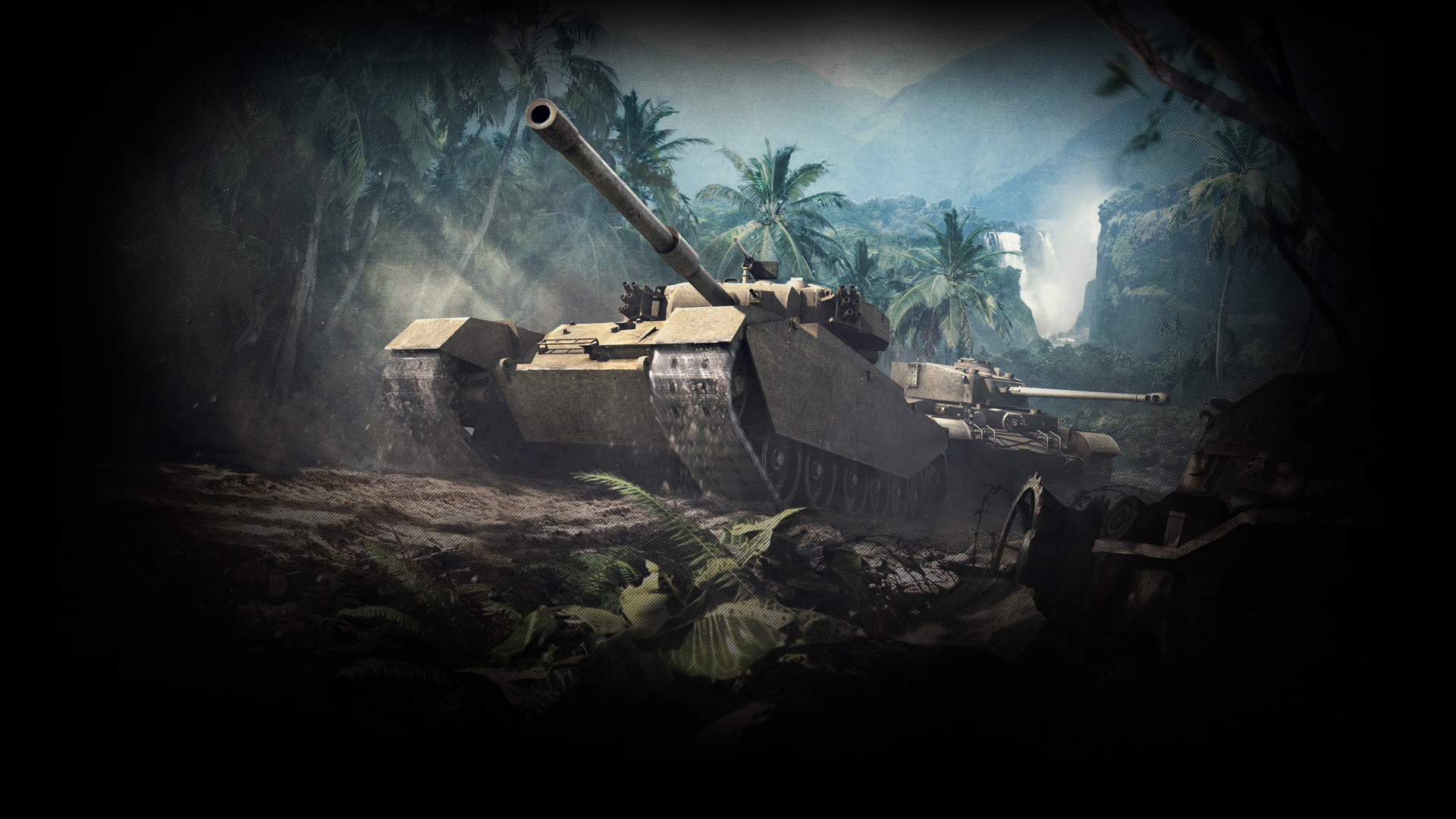 World Of Tanks With Wallpaper Of Trees And Mountain 2K World Of Tanks Games