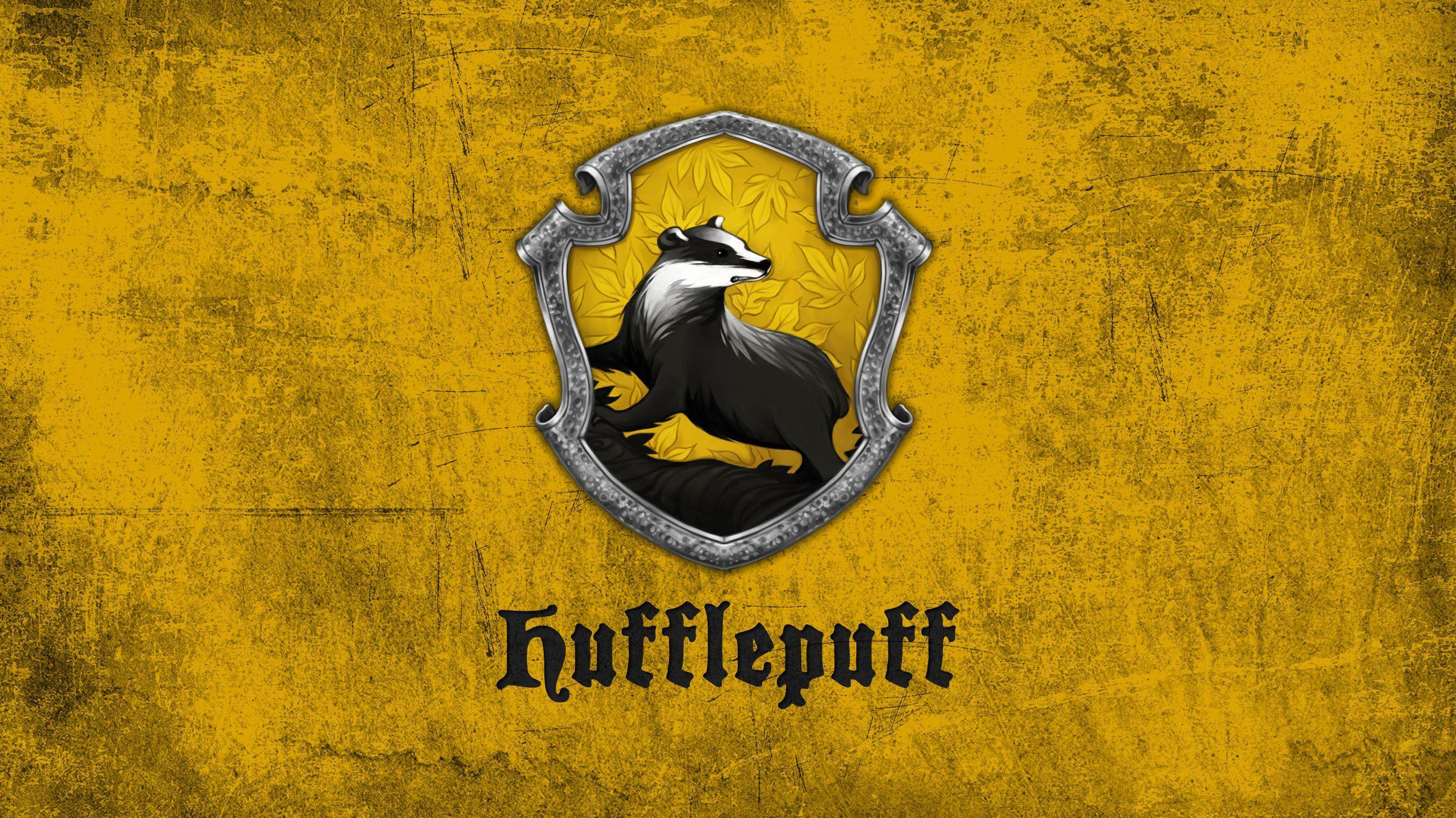 Harry Potter Badger Hufflepuff In Yellow Wallpaper 2K Hufflepuff