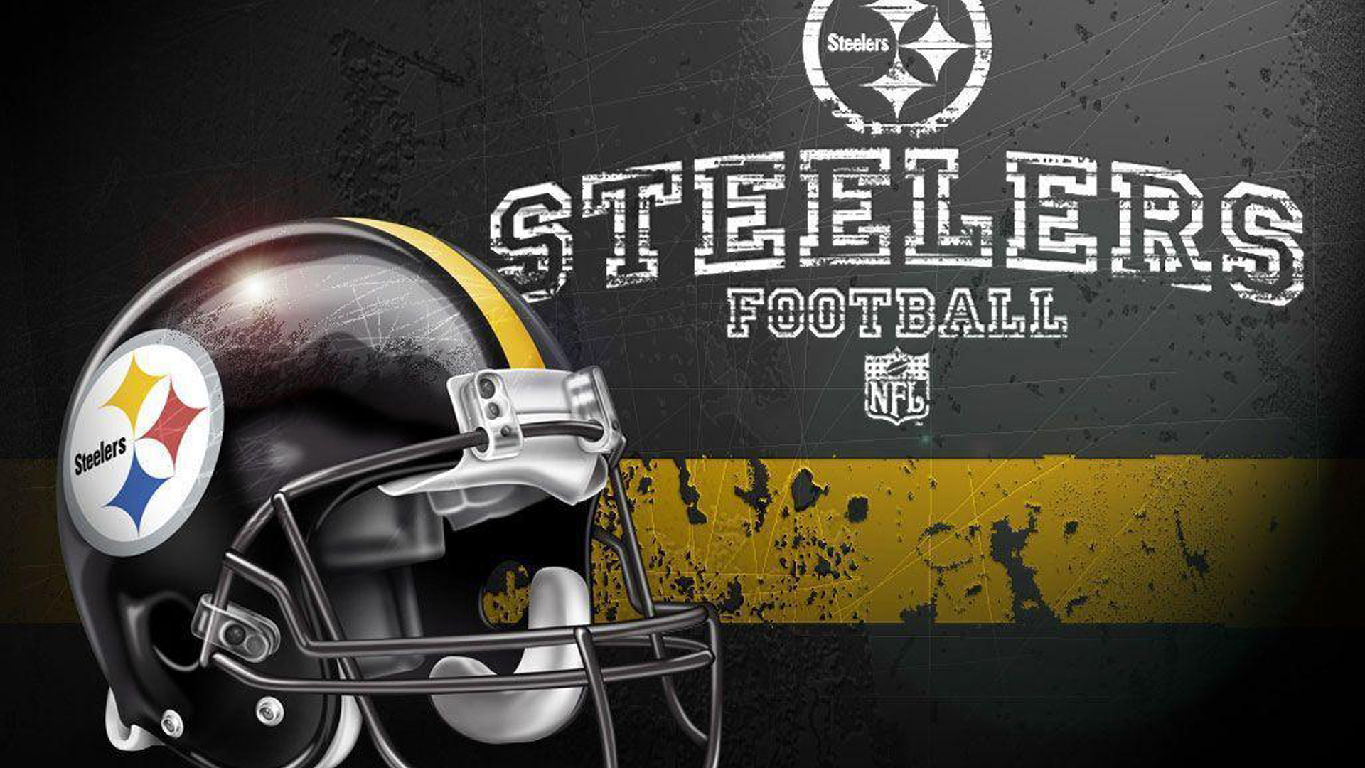 Pittsburgh Steelers Football Helmet 2K Steelers