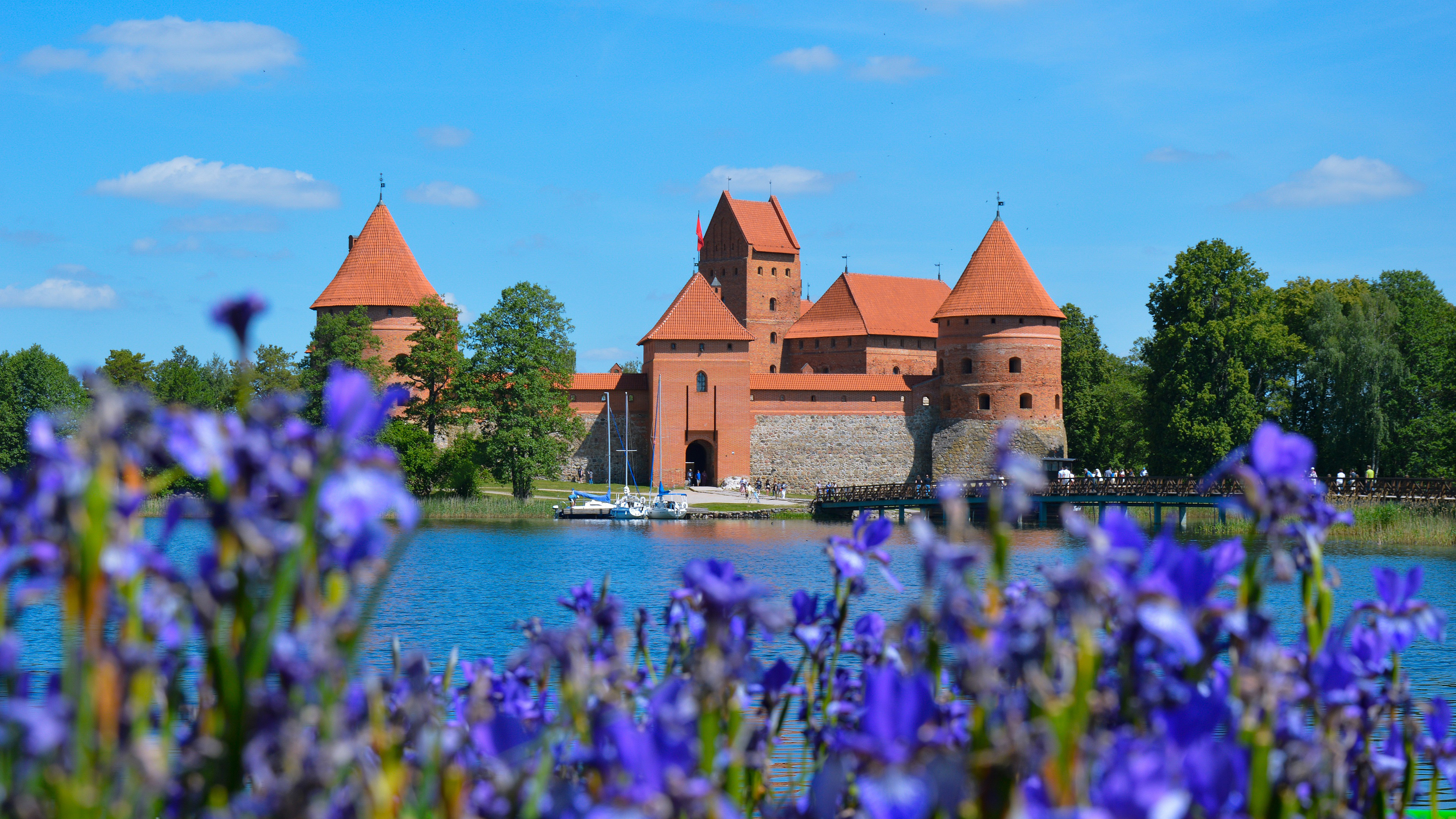 Lithuania Trakai Island Castle K 2K Travel