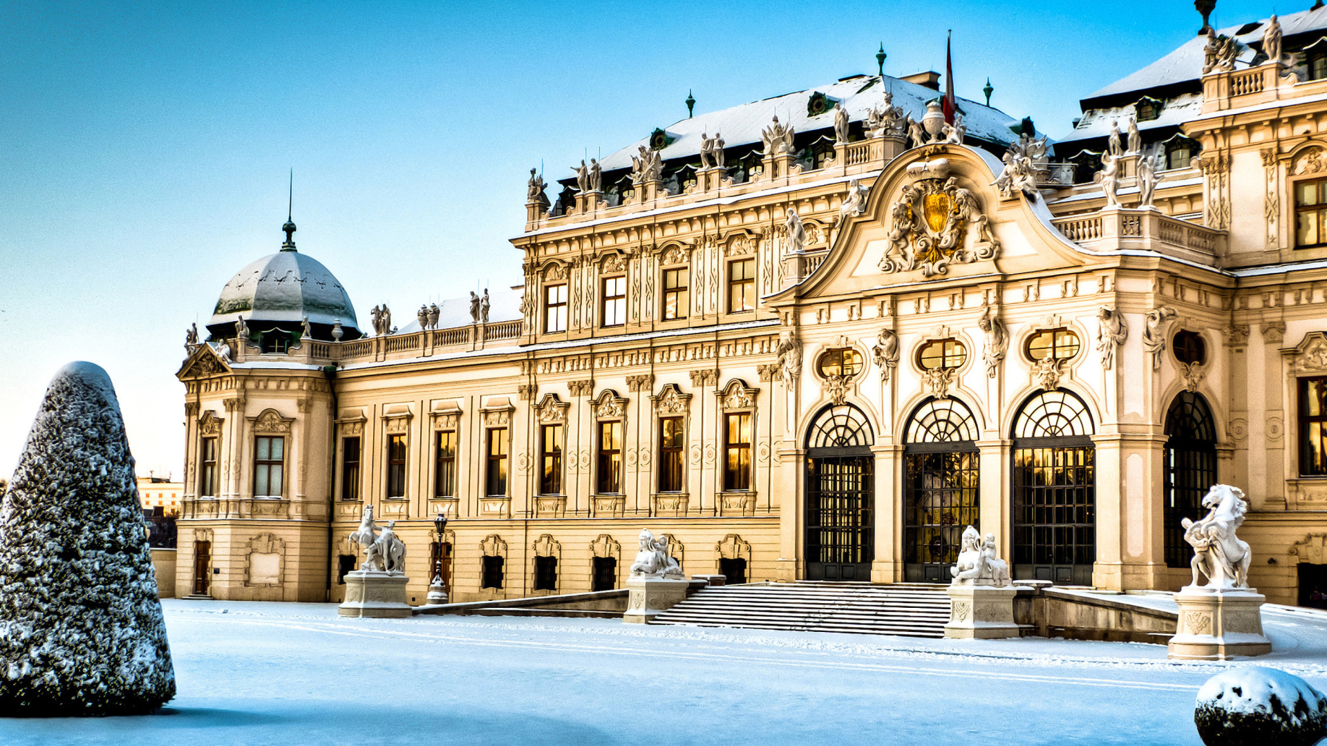 Vienna Belvedere Baroque Palace In Austria 2K Travel