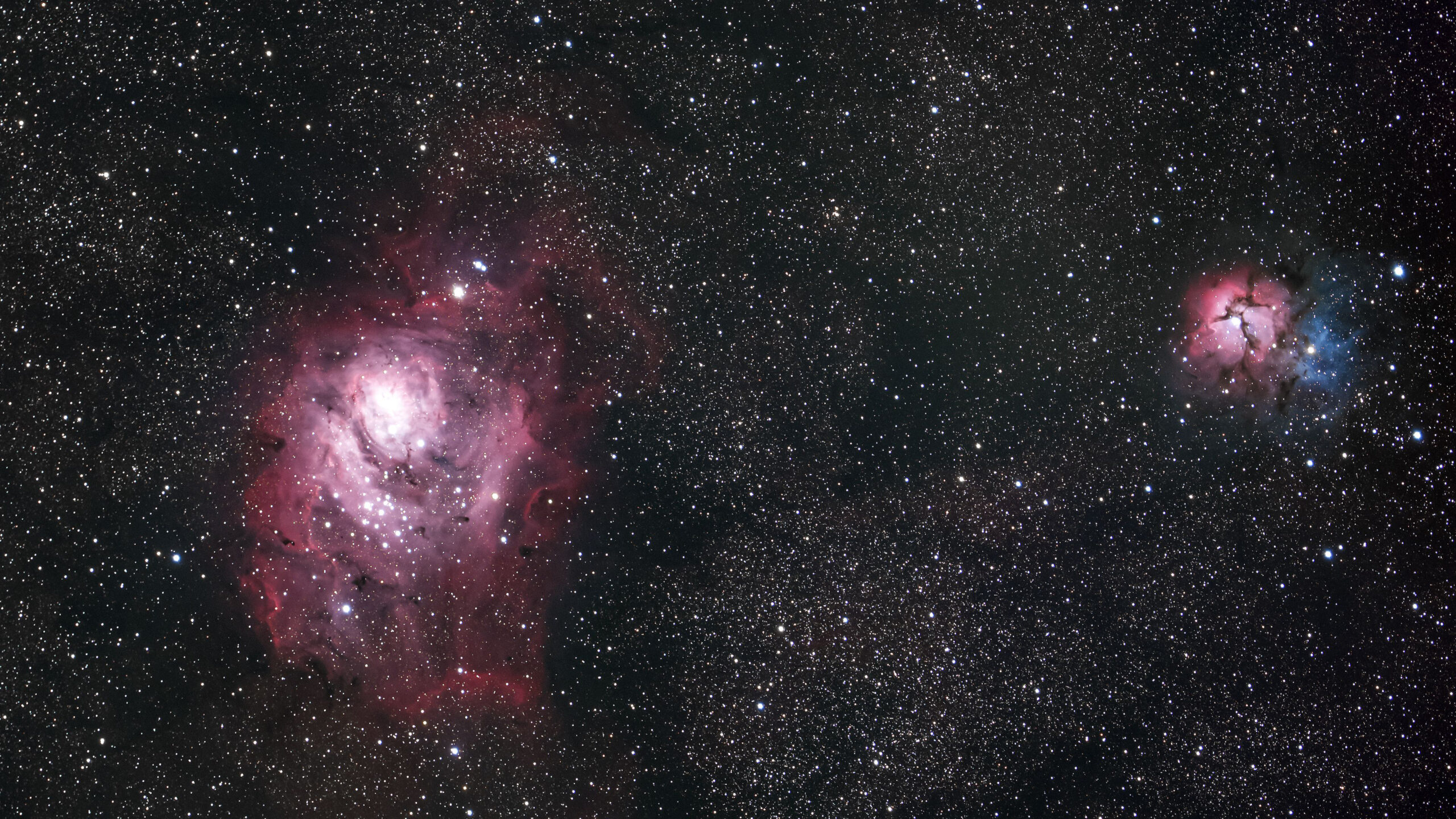 Galaxy Space Nebula Glow Stars Dark Sky K 2K Space
