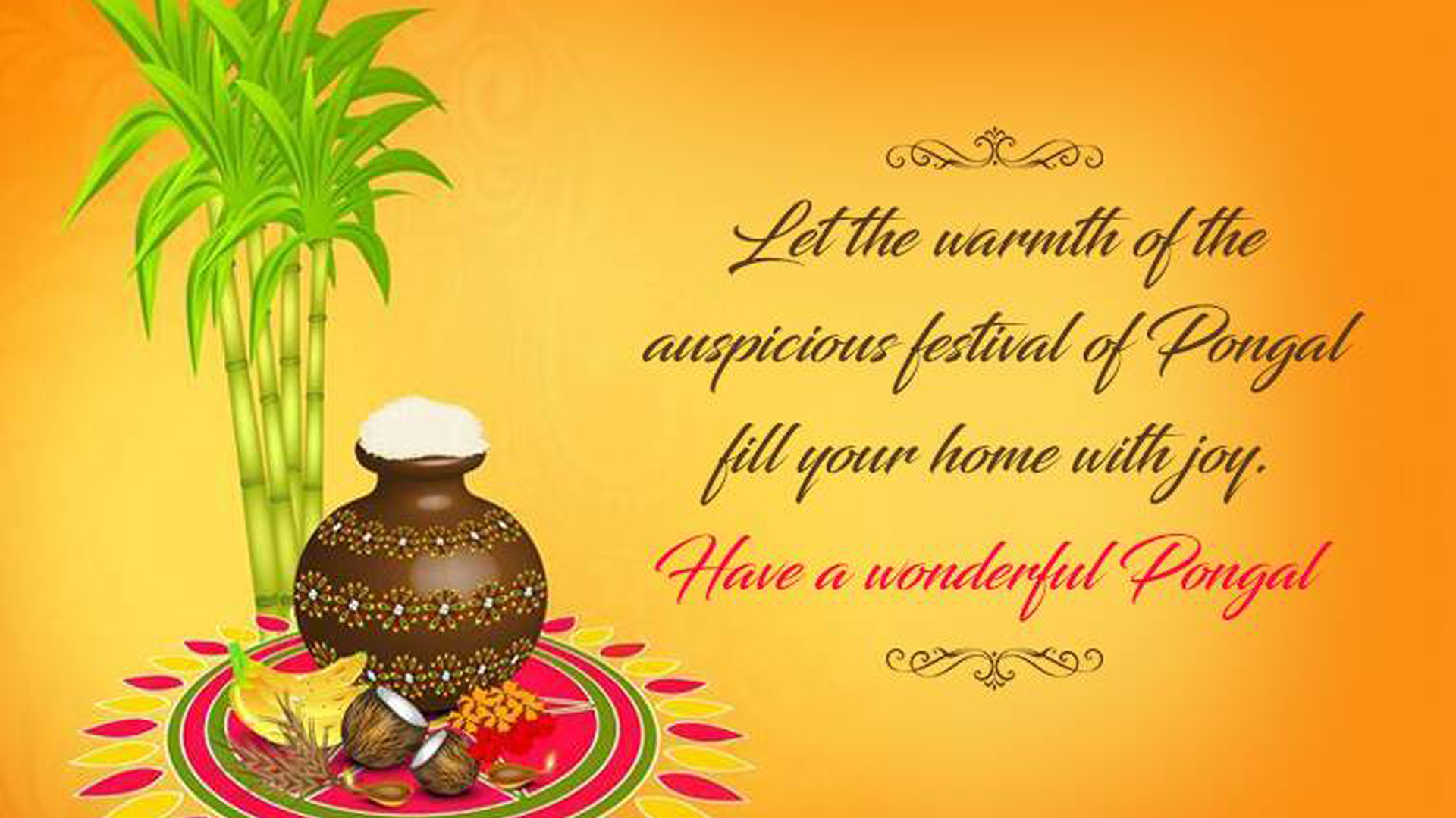 Let The Warmth Of The Auspicious Festival Of Pongal Fill Your Home With Joy Have A Wonderful Pongal 2K Pongal