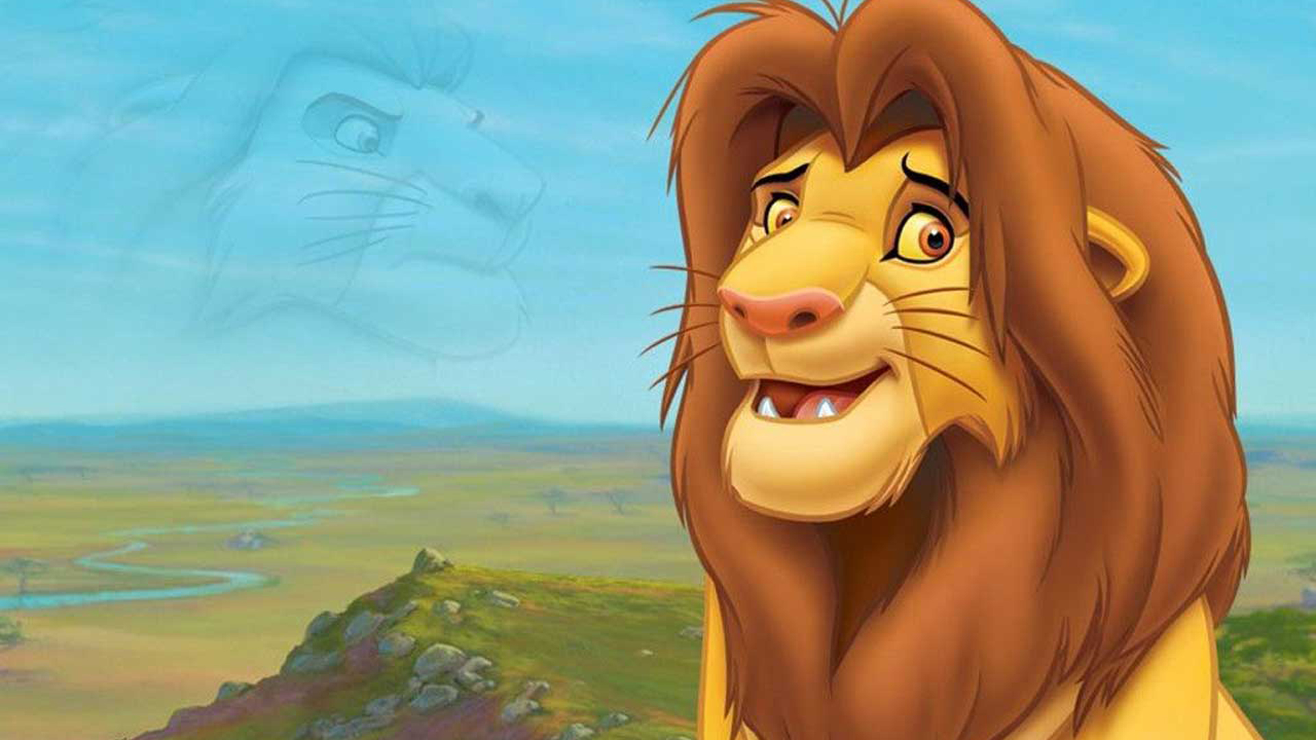 Cartoon Lion King 2K Cartoon