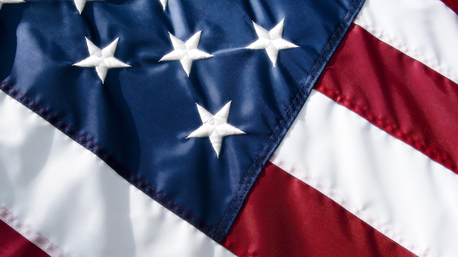 Closeup View Of American Flag 2K American Flag