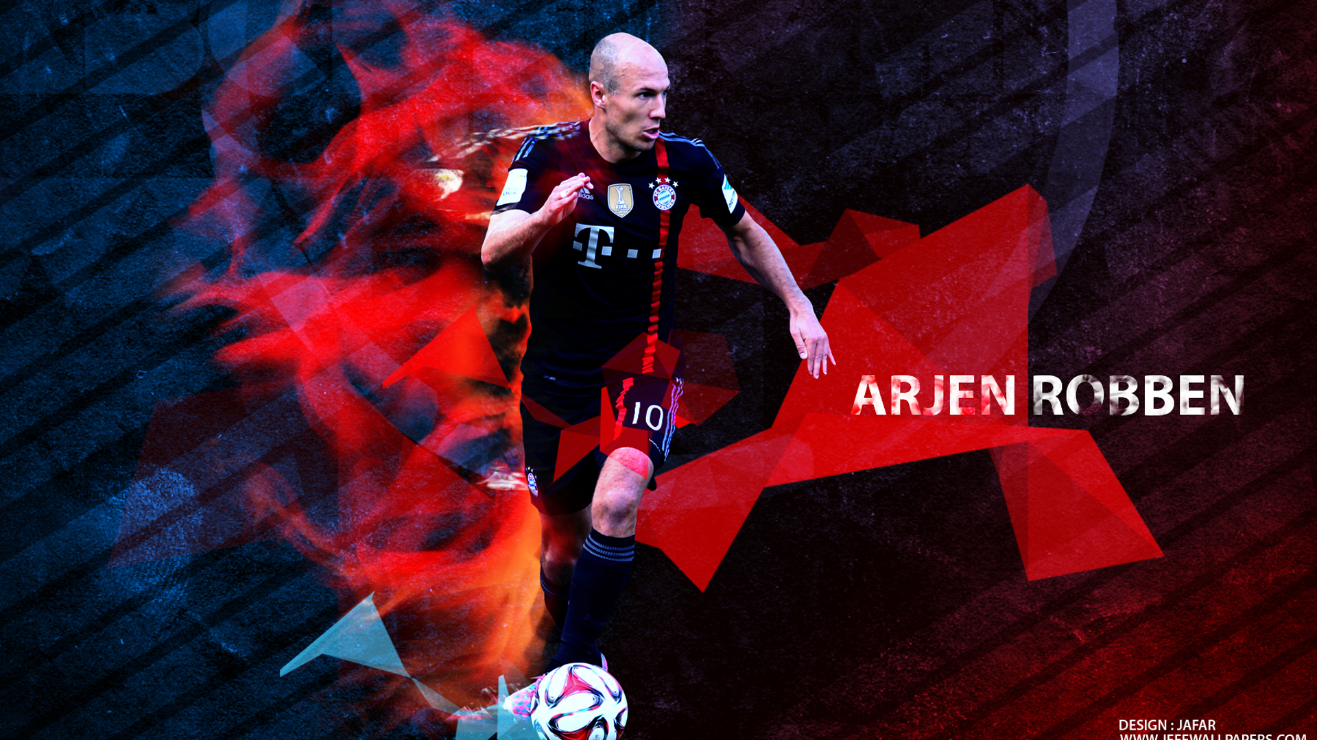 Arjen Robben Black Red Dress FC Bayern Munich 2K Arjen Robben