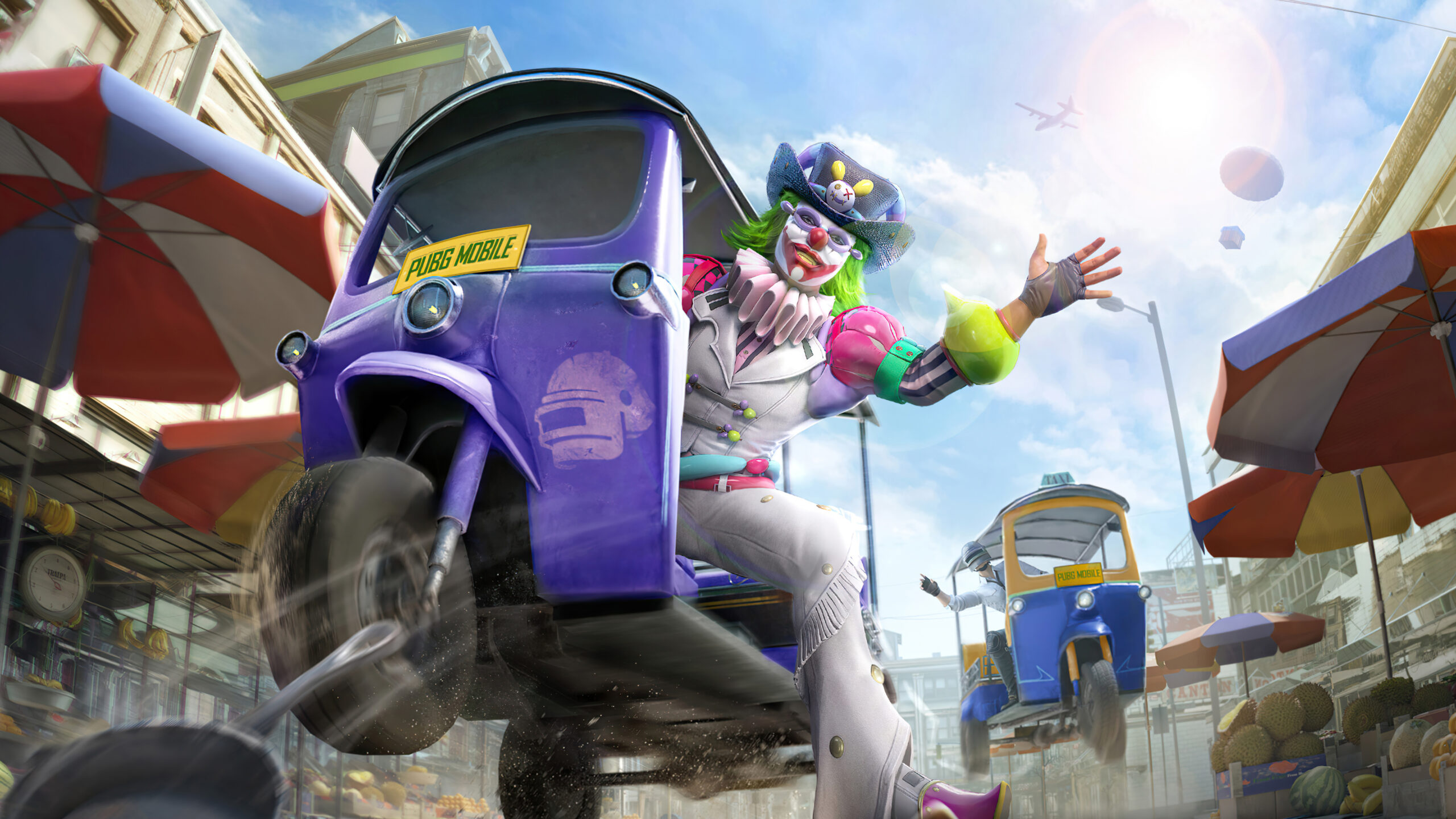 Joker In Auto Sky Wallpaper K 2K PlayerUnknown’s Battlegrounds