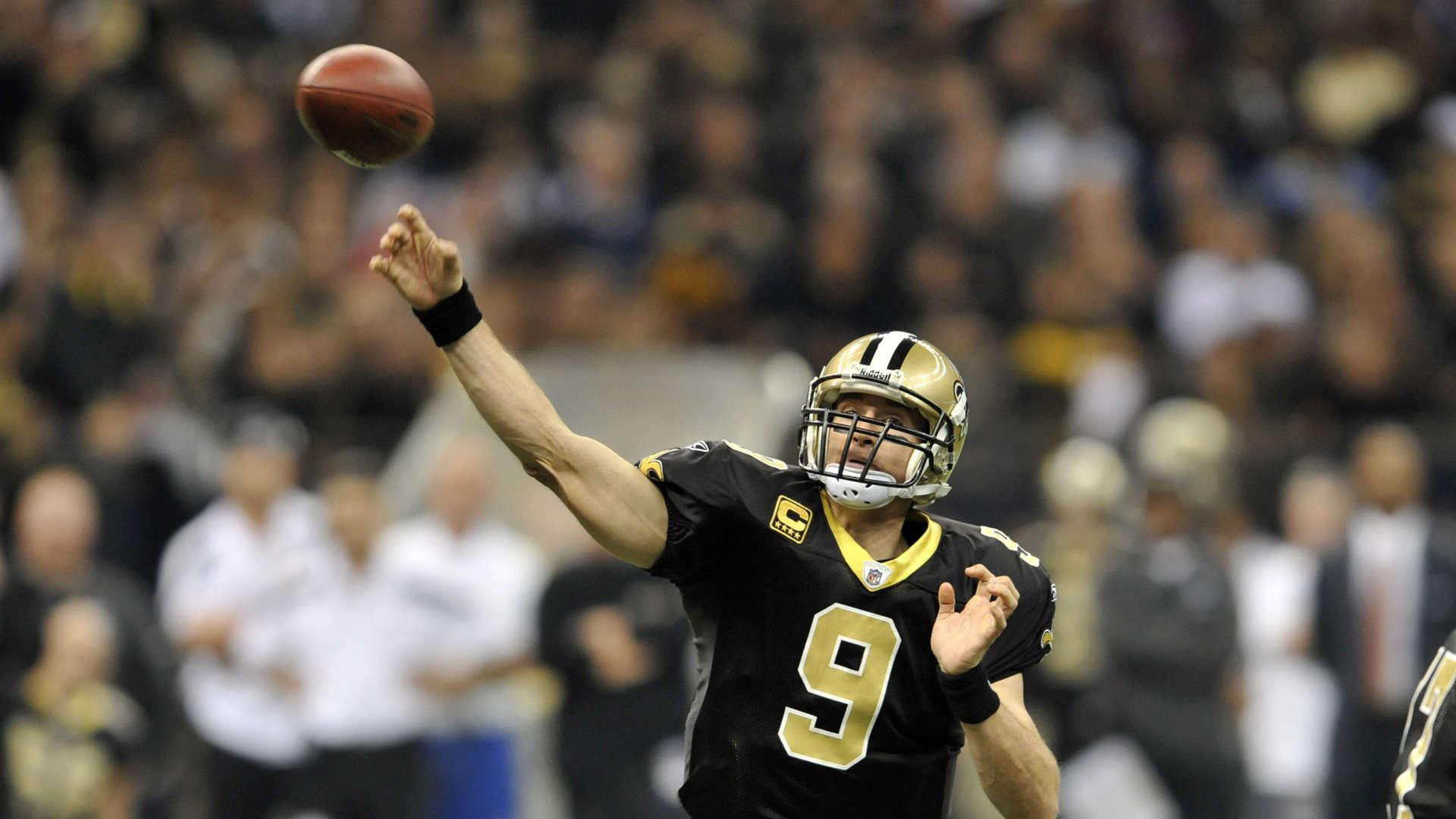 Drew Brees With Black Number Jersey 2K Drew Brees