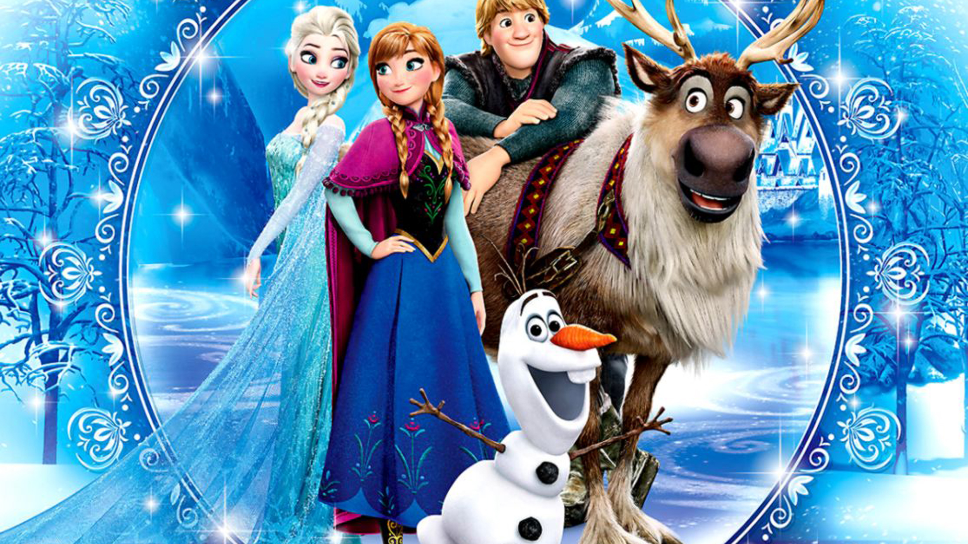 Kristoff Elsa Anna Olaf 2K Frozen