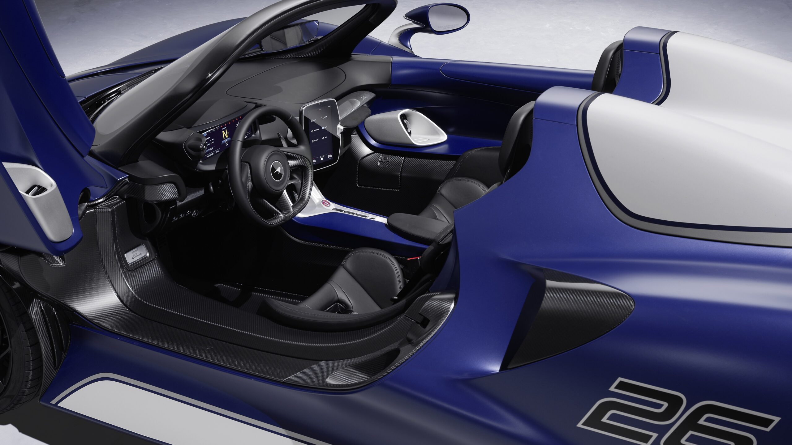 McLaren Elva Roadster Windscreen Interior K K 2K Cars