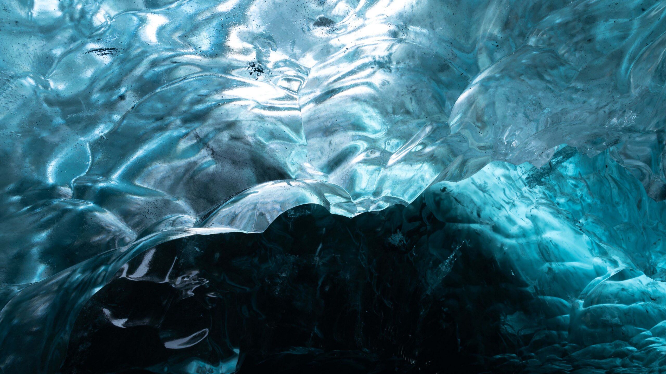 Arch Stones Ice Glacier Underwater Ocean K 2K Nature