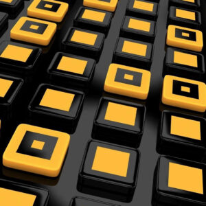 Yellow Black Buttons 2K Yellow