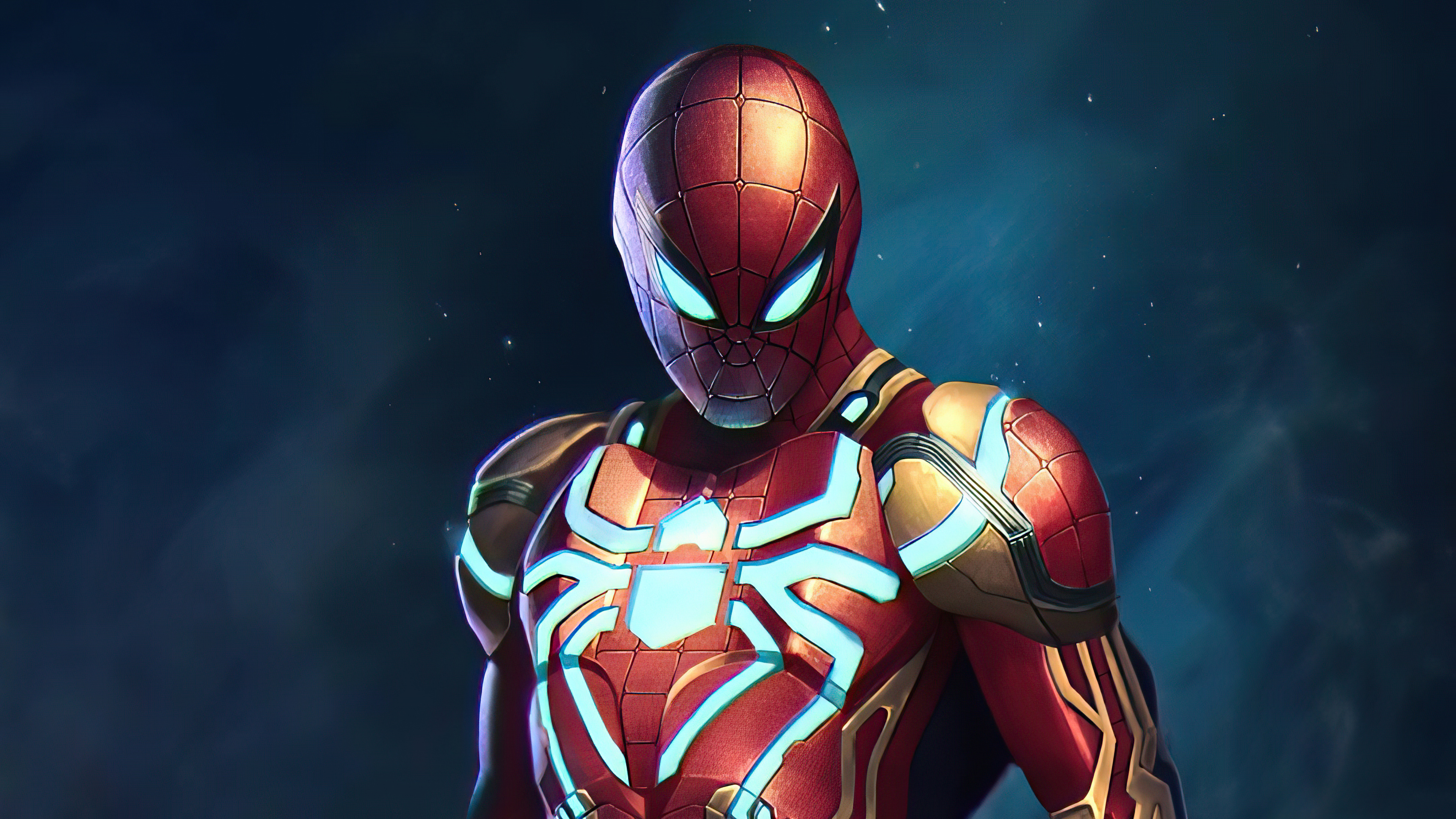 Spider man new armor superheroes k 2K movies