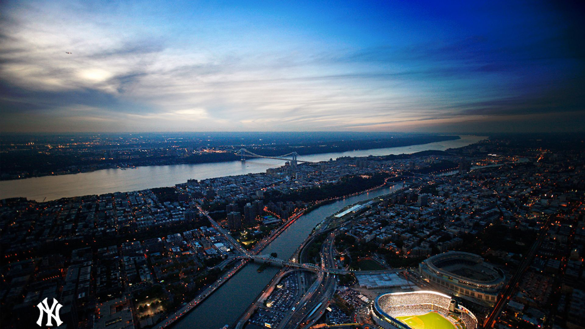 Aerial View Of Stadium Baseball 2K Yankees