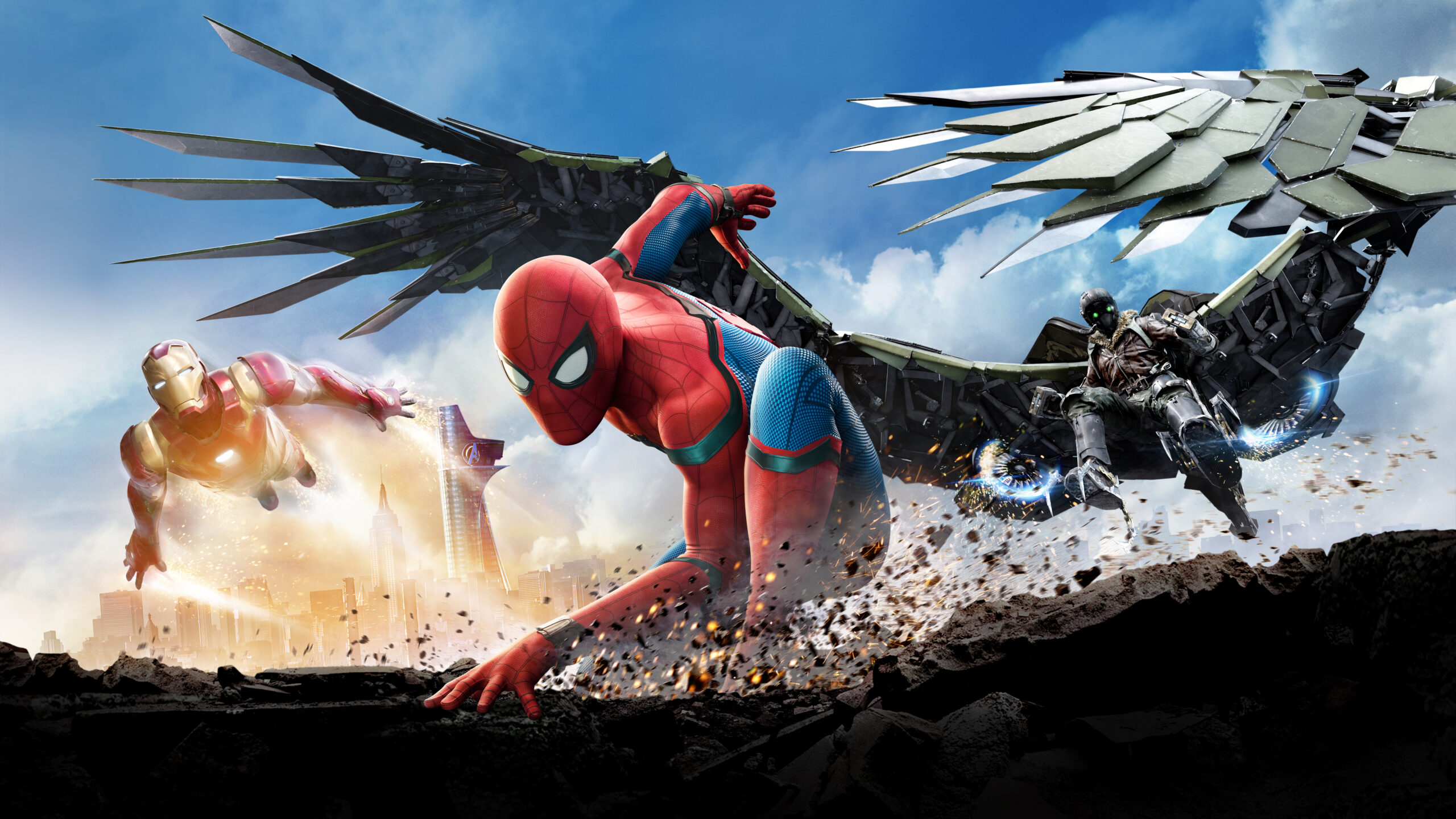 Iron Man Spider-Man Tom Holland Vulture K K 2K Spider-Man Homecoming