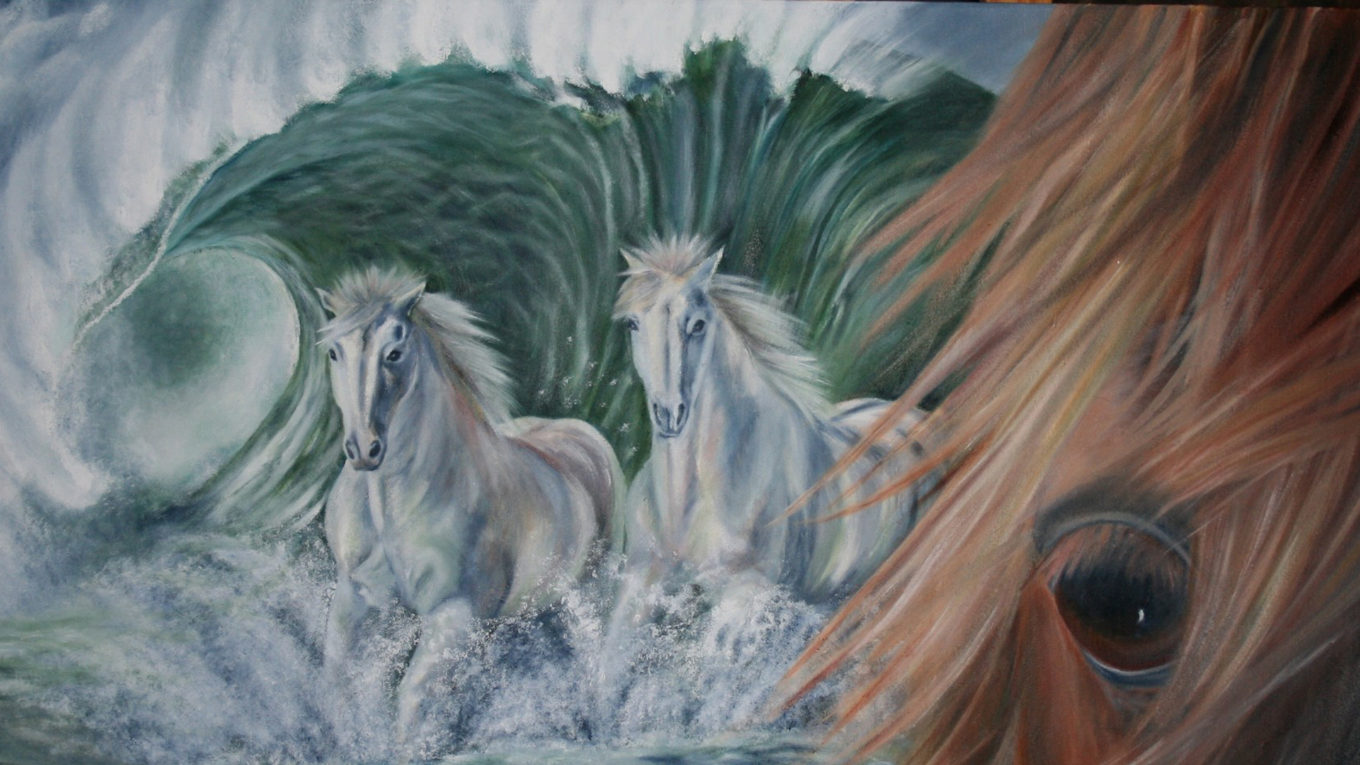 Art Of Horses And Waves 2K Horse