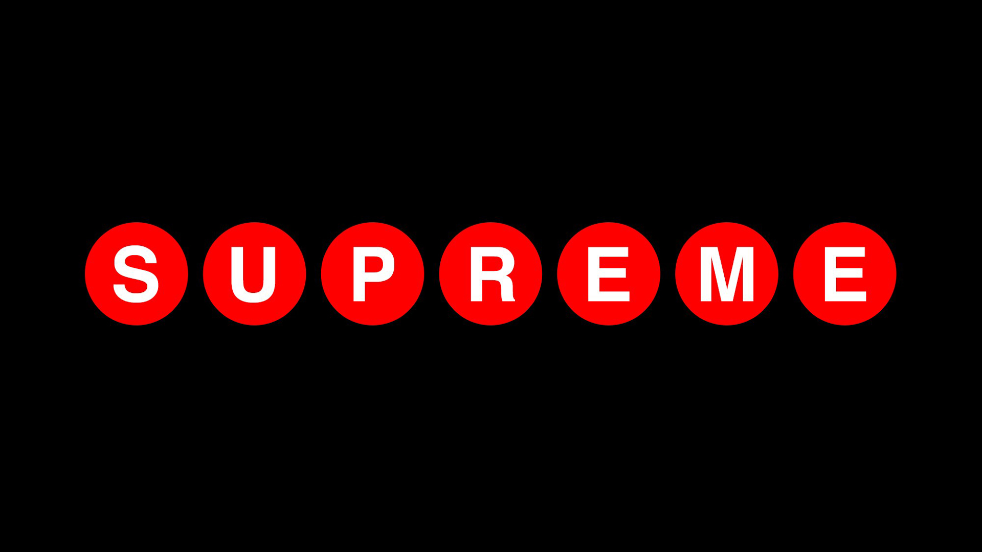 Supreme Word In Black Wallpaper 2K Supreme