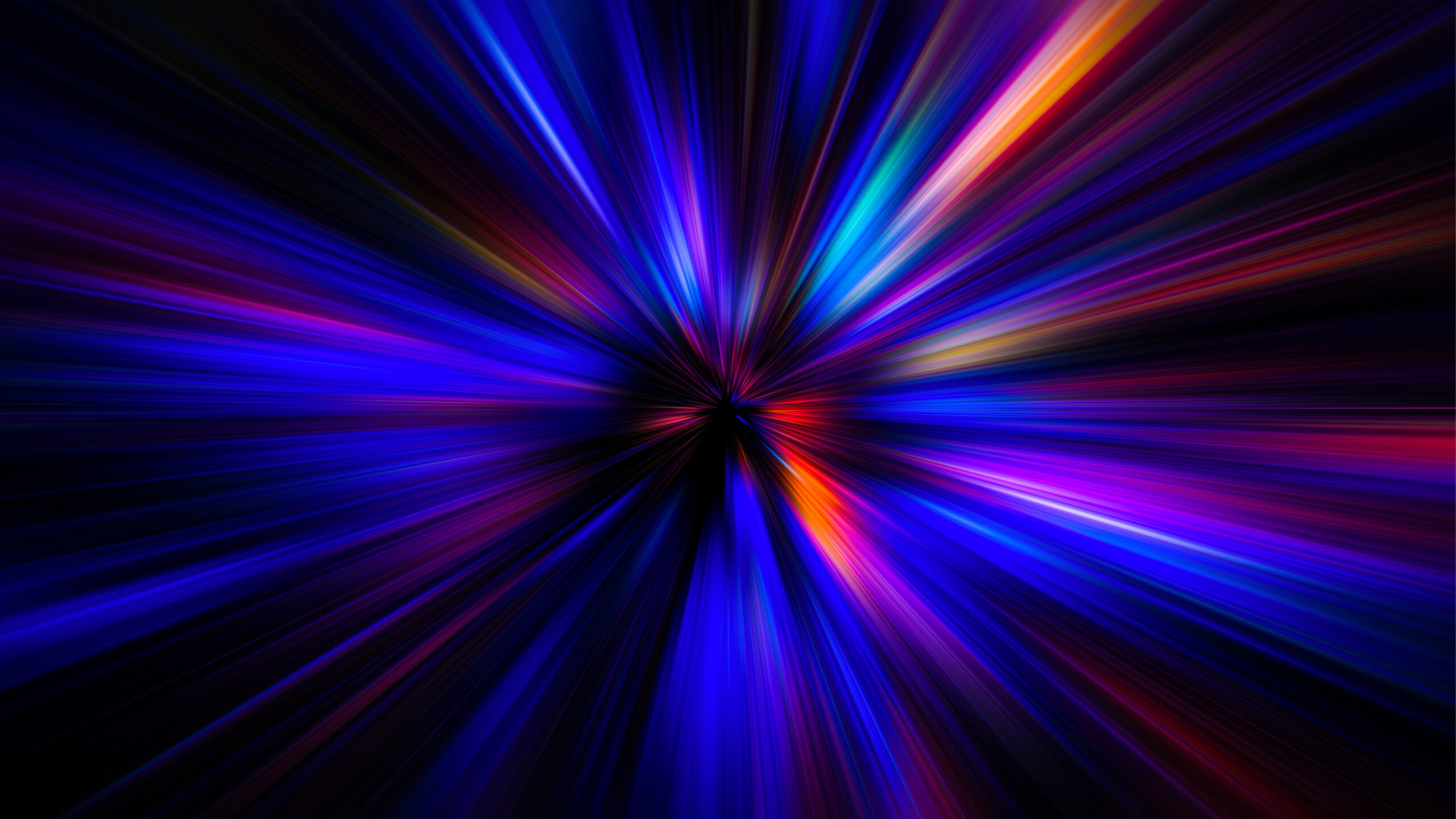 Dark Colorful Shines Lines K K 2K Abstract