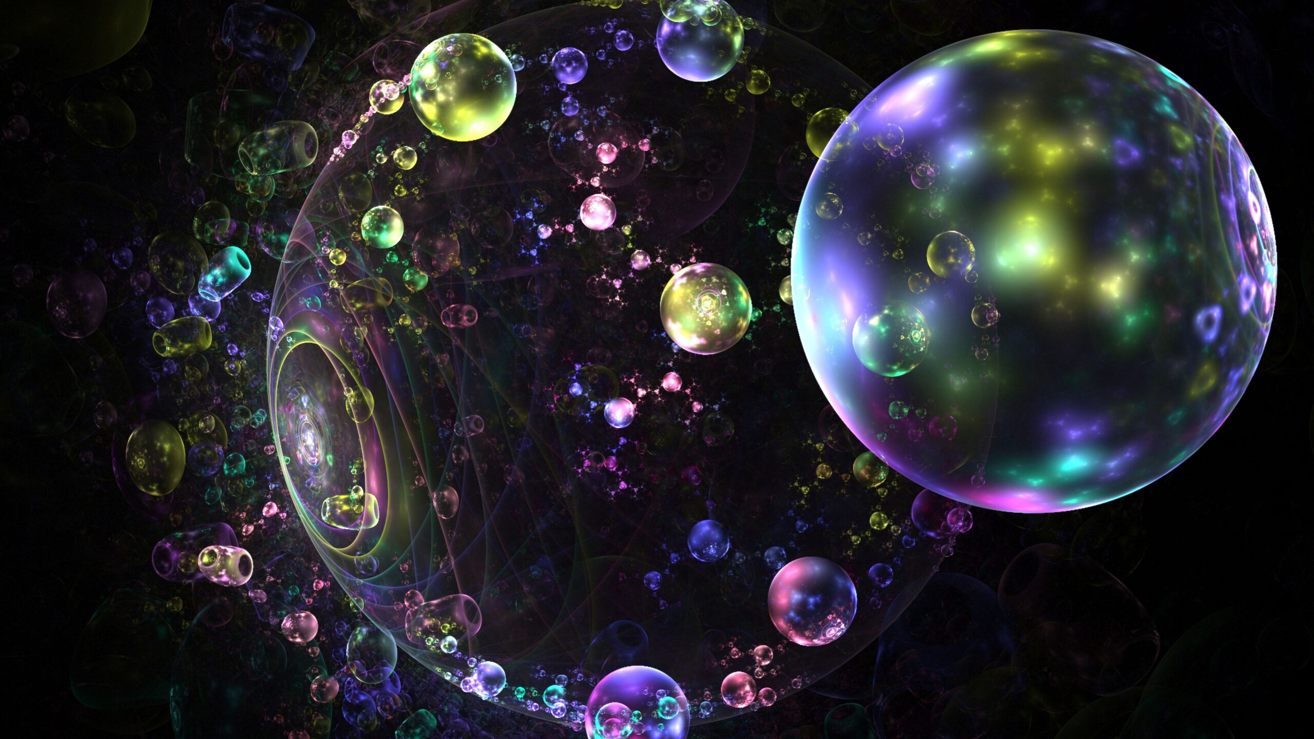 Glare Fractal Bubbles K 2K Abstract