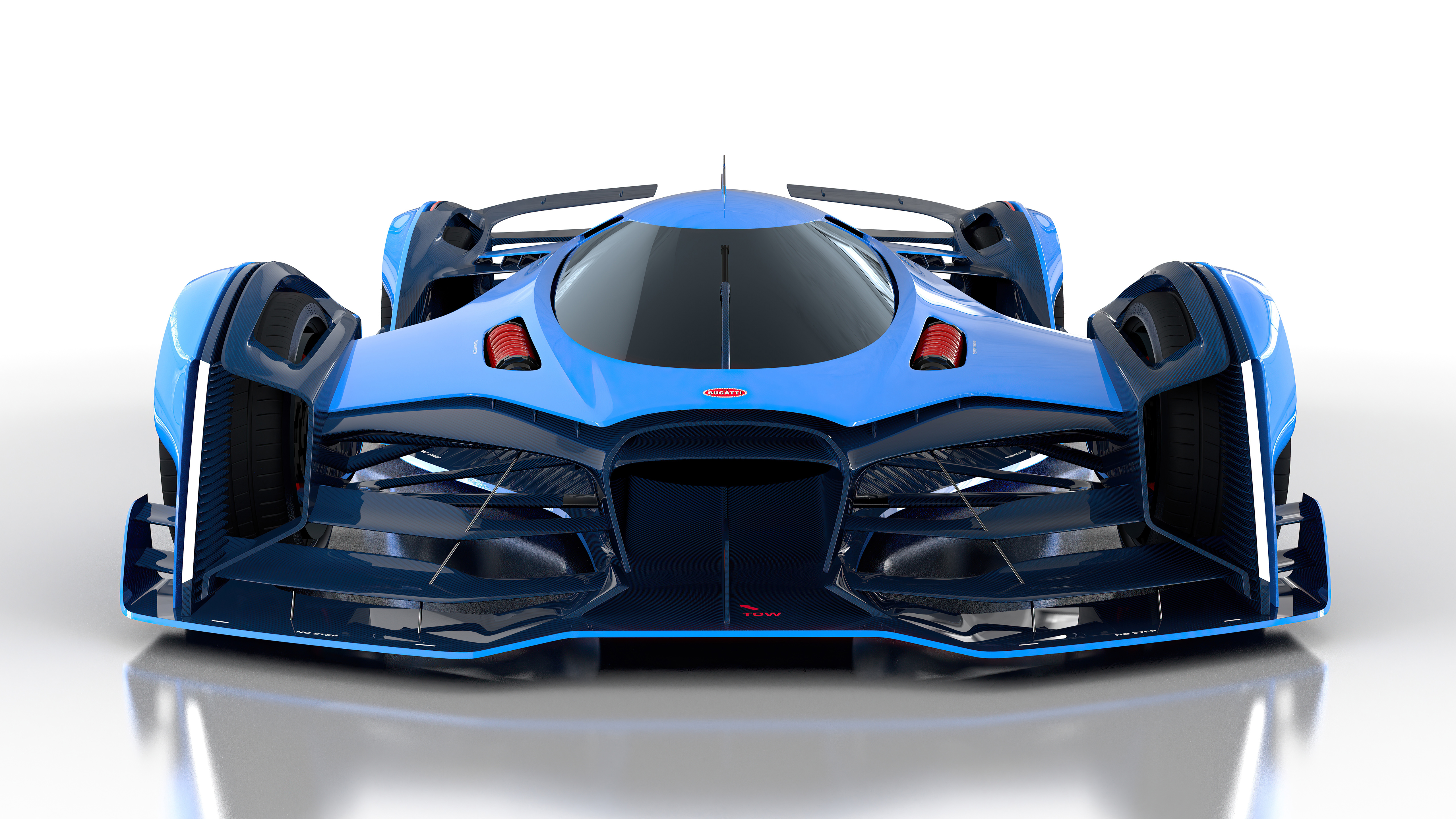 Blue Bugatti Vision Le Mans K K 2K Cars