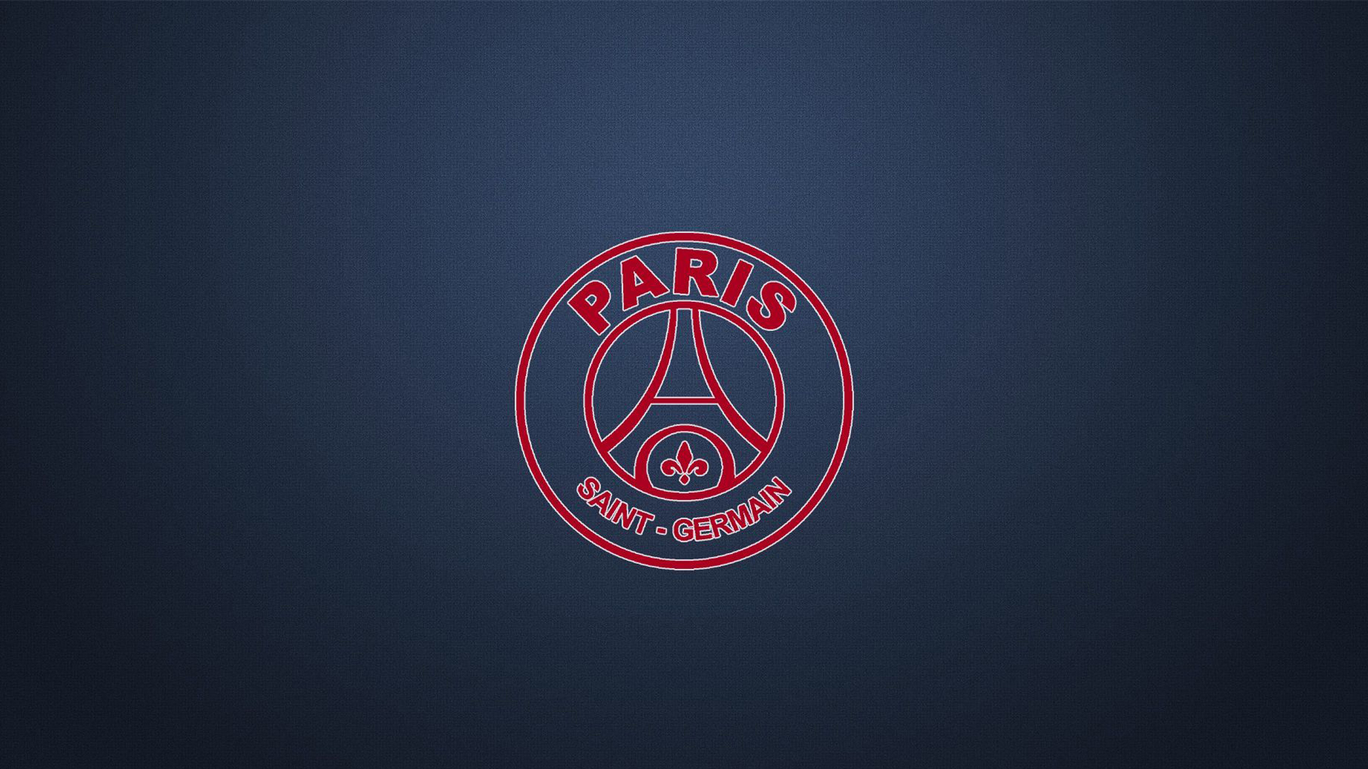 Paris Saint Germain Red Logo Blue Wallpaper 2K PSG