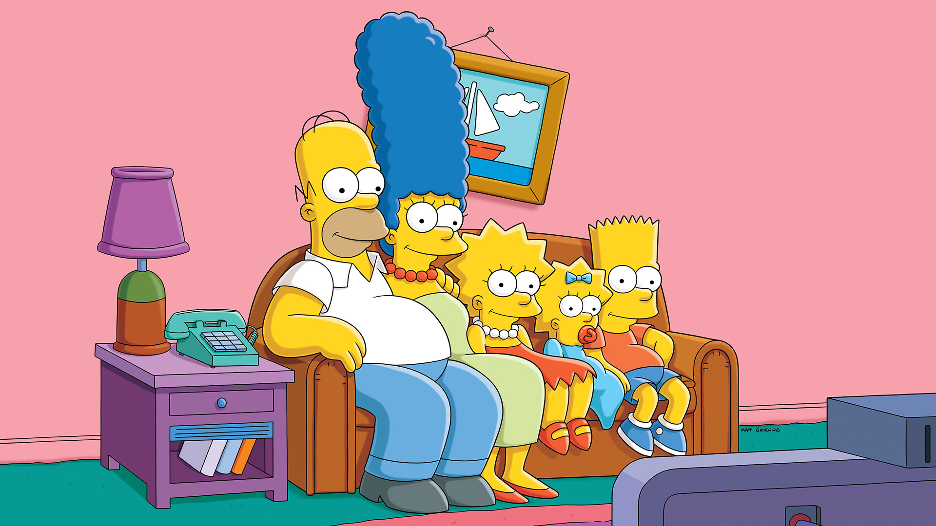 Bart Simpson Family On Couch 2K Bart Simpson