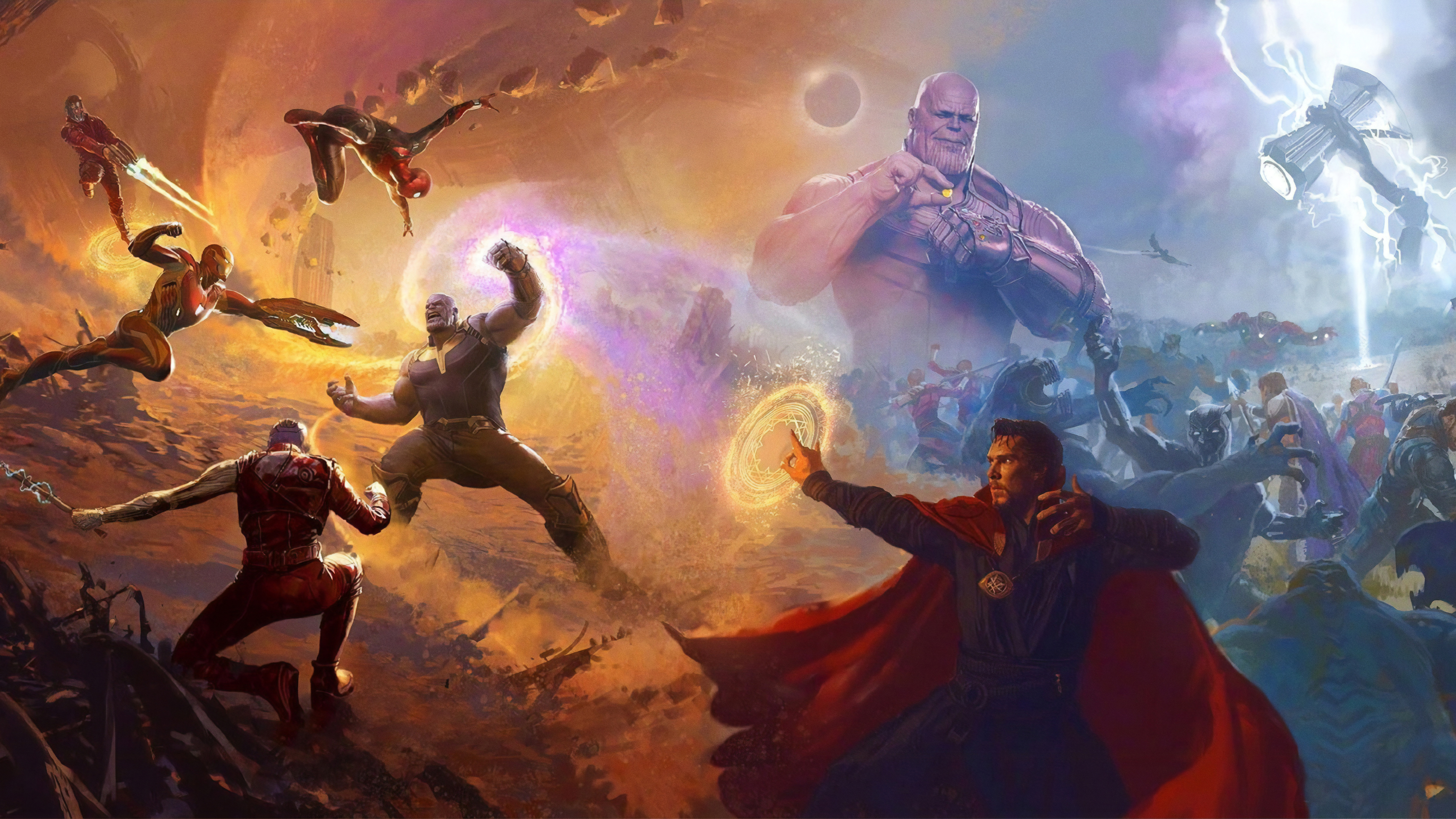 Avengers Infinity War Final Battle K