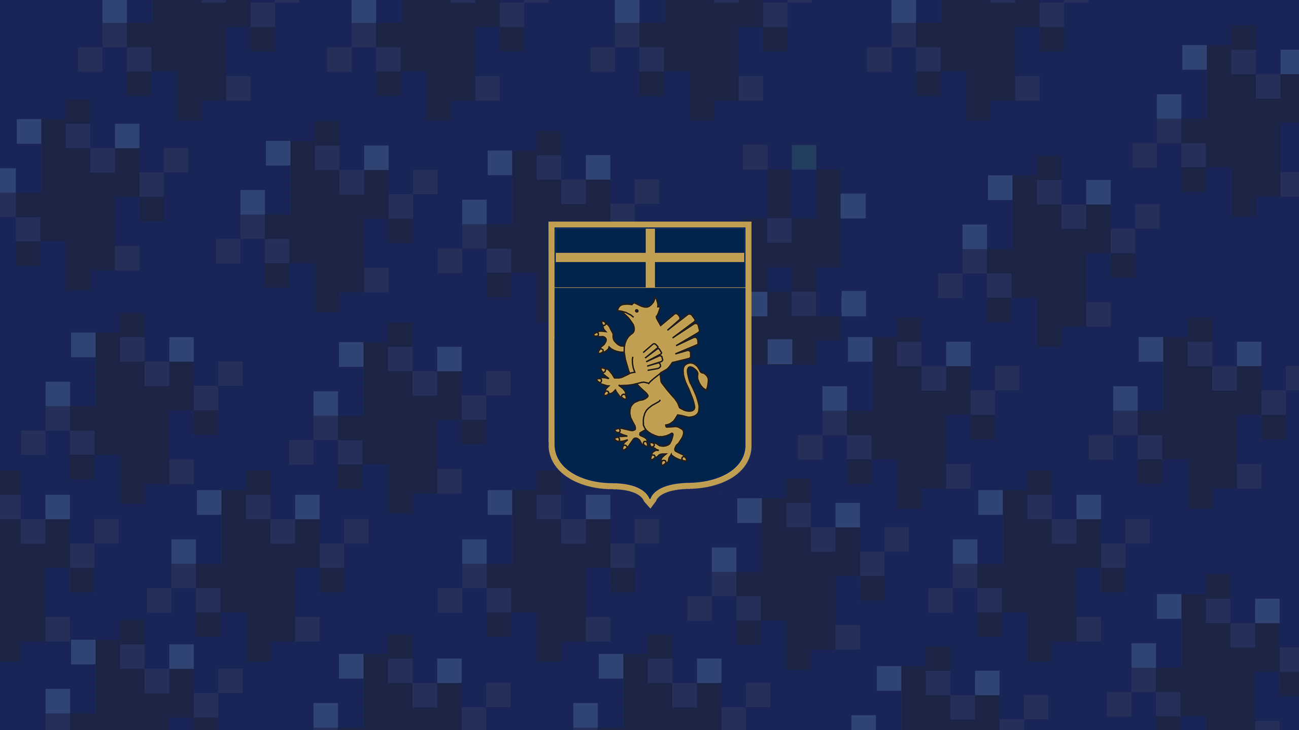Blue Emblem Logo Soccer 2K Genoa CFC