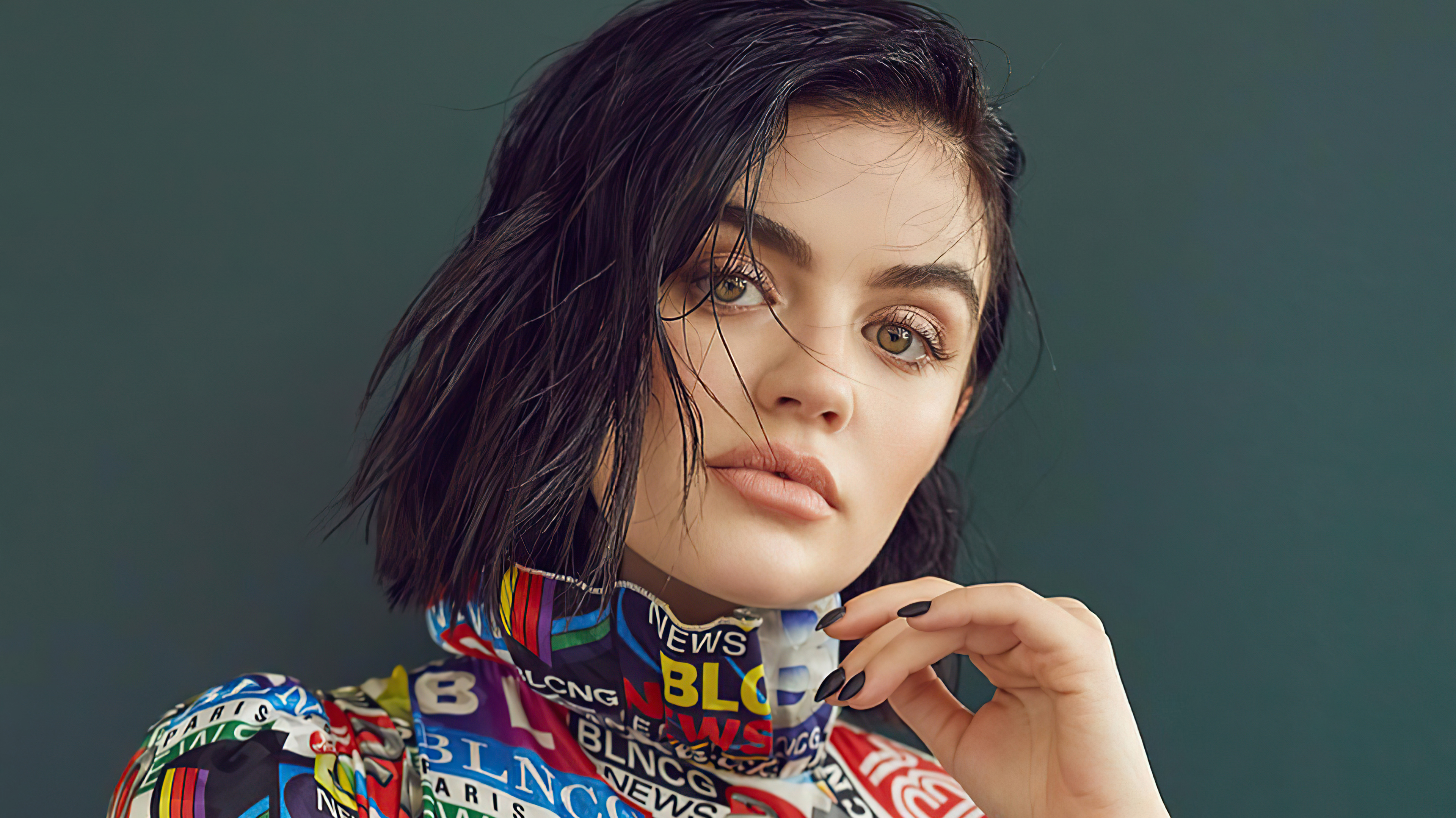 Lucy Hale Is Posing For The Glass Magazine K 2K Celebrities