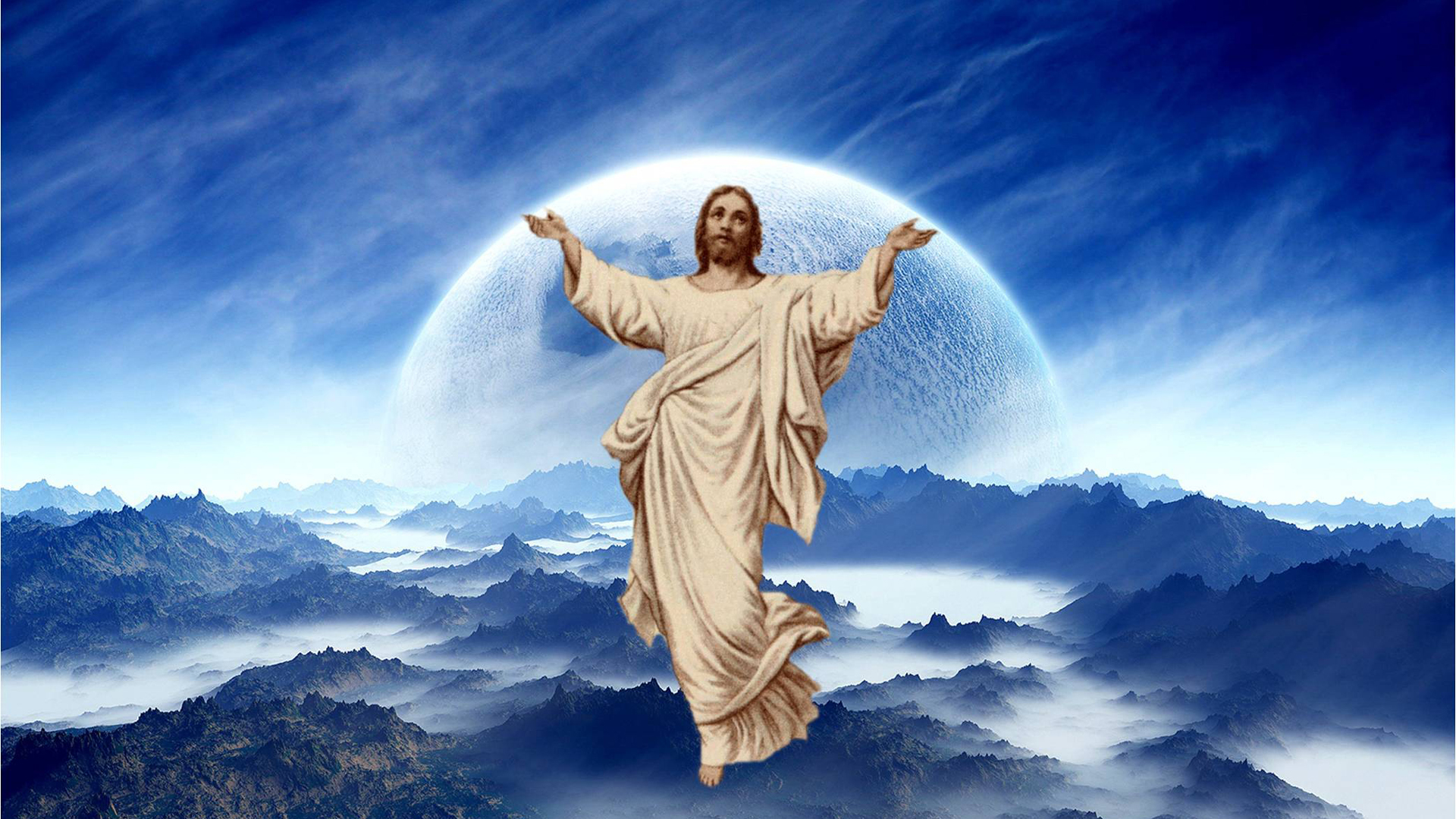 Ascension Heaven Christ Jesus Gospel 2K Easter