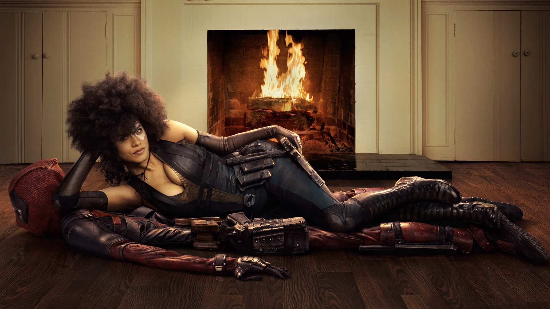 Zazie Beetz as Domino in Deadpool