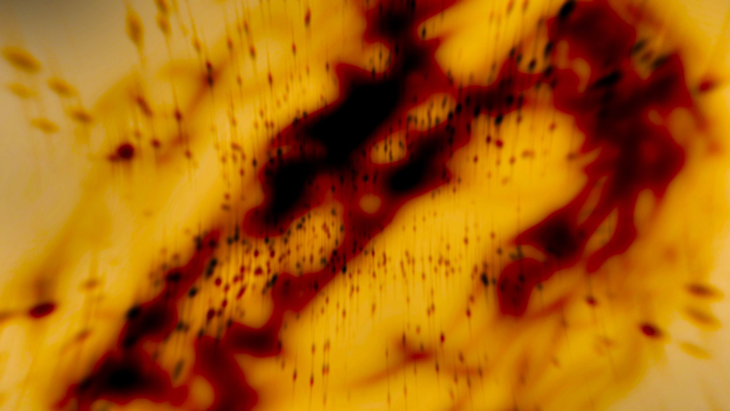 Red Yellow Paint Stains Spots 2K Abstract
