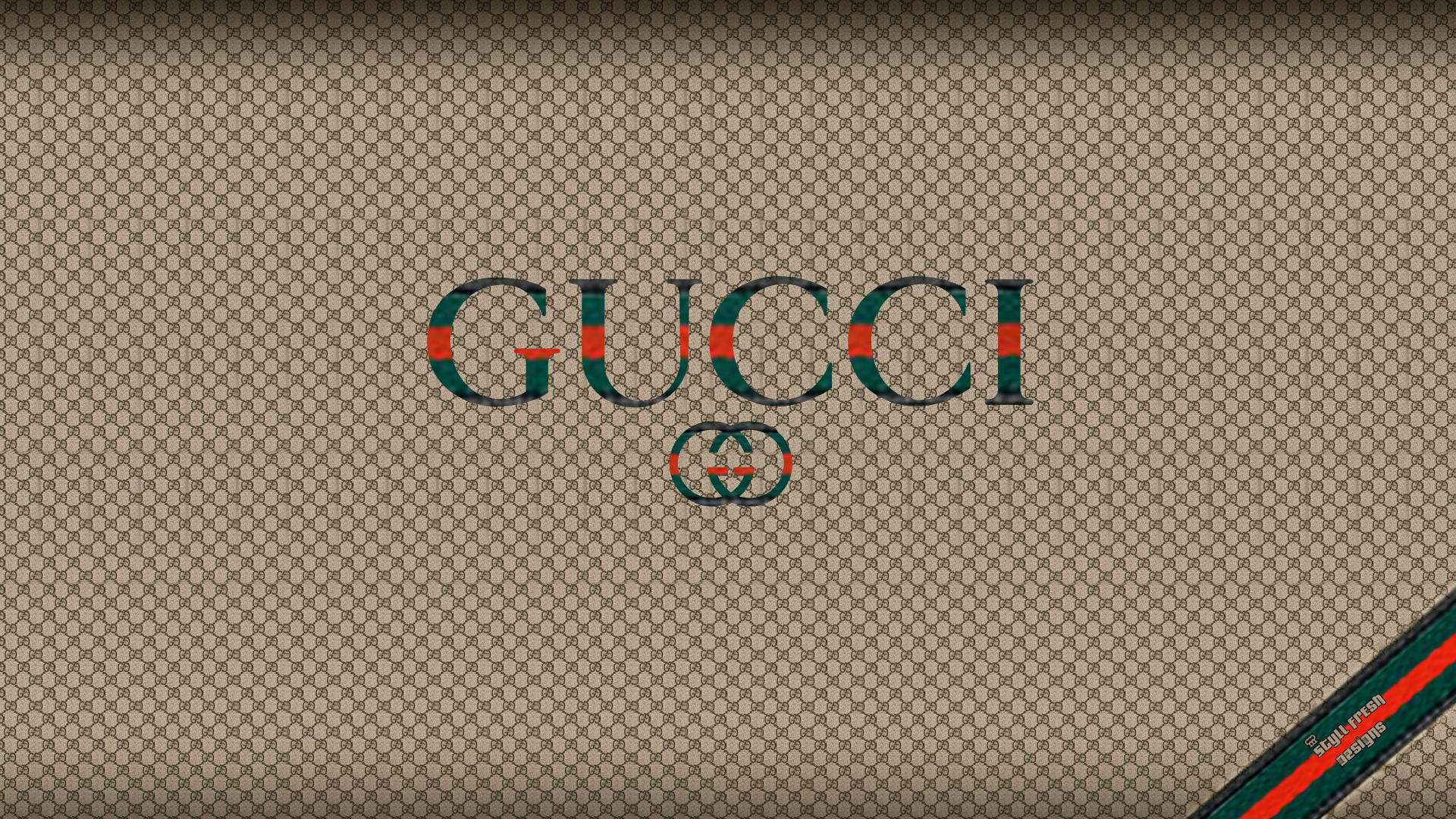 Green Orange Gucci Word With Logo Symbol 2K Gucci