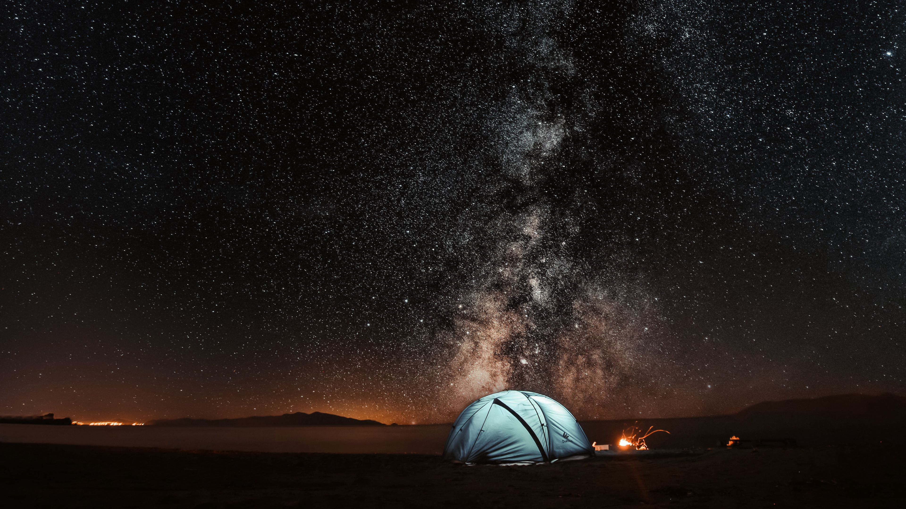 Tent Starry Sky Night Tourism K 2K