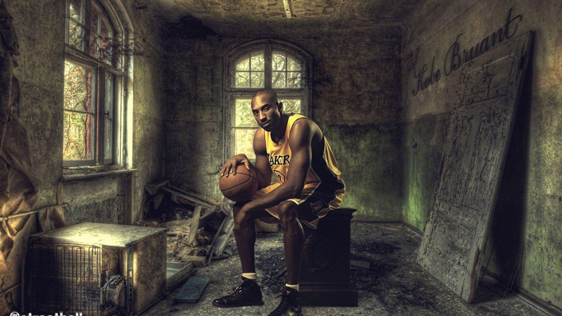 Kobe Bryant Is Sitting With A Ball In A Dirty Room 2K Kobe Bean Bryant