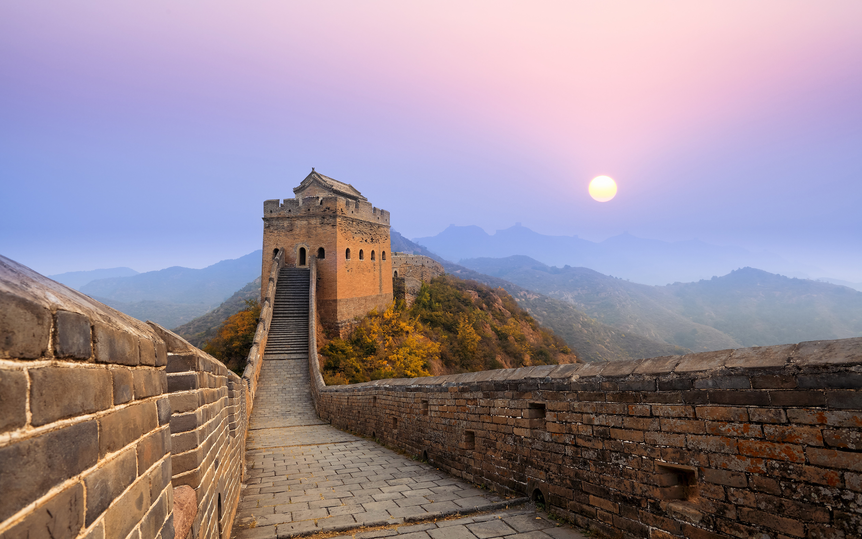 Great Wall of China Sunrise