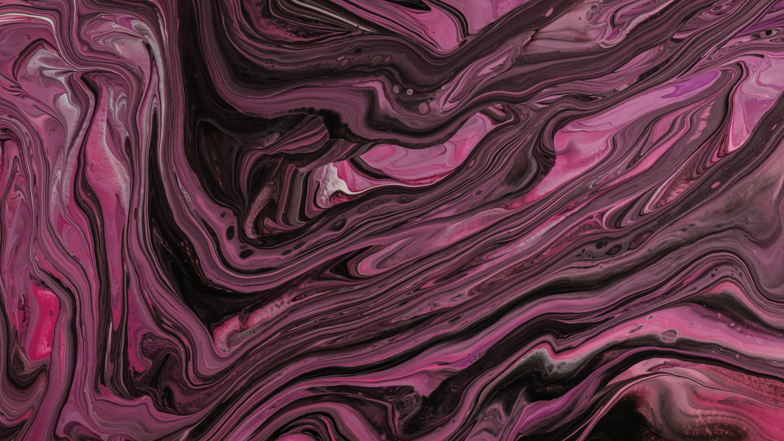 Light Pink Black Paints Stains Mixed Abstraction K K 2K Abstract