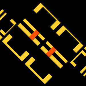 Yellow And Black 2K Abstract