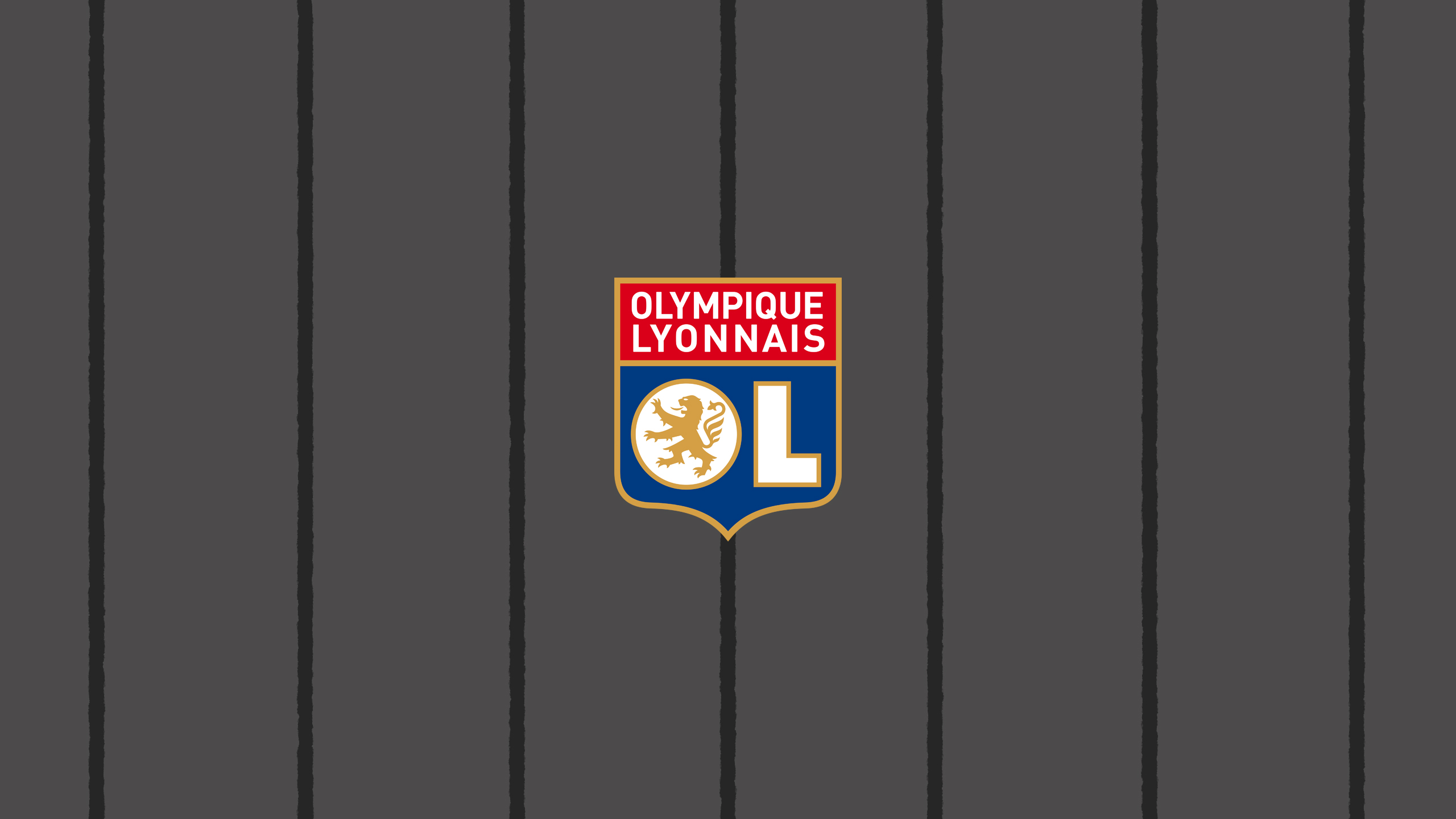 Emblem Logo Soccer Black 2K Olympique Lyonnais