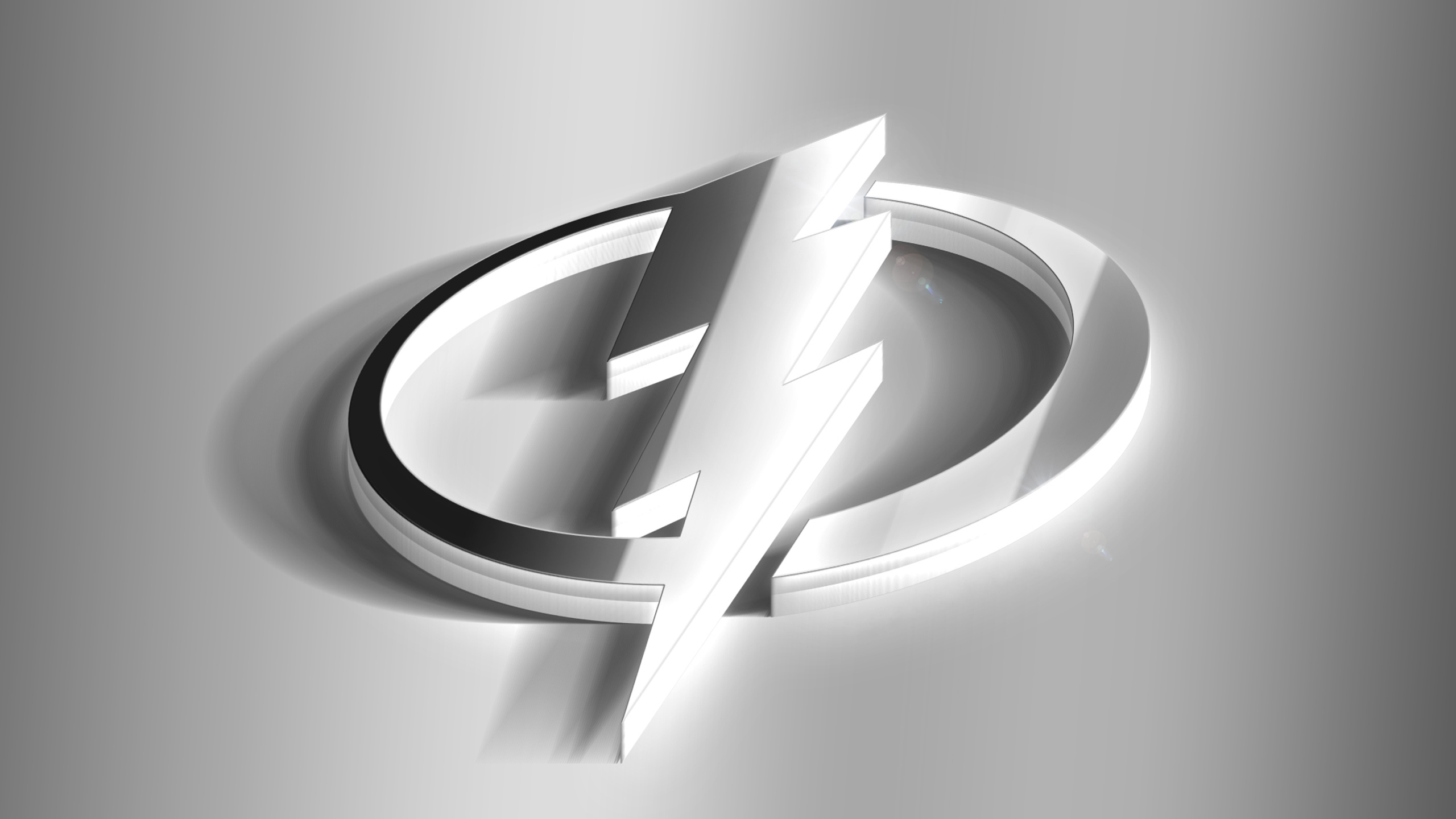 Logo NHL Tampa Bay Lightning In White Color Wallpaper Basketball 2K Sports