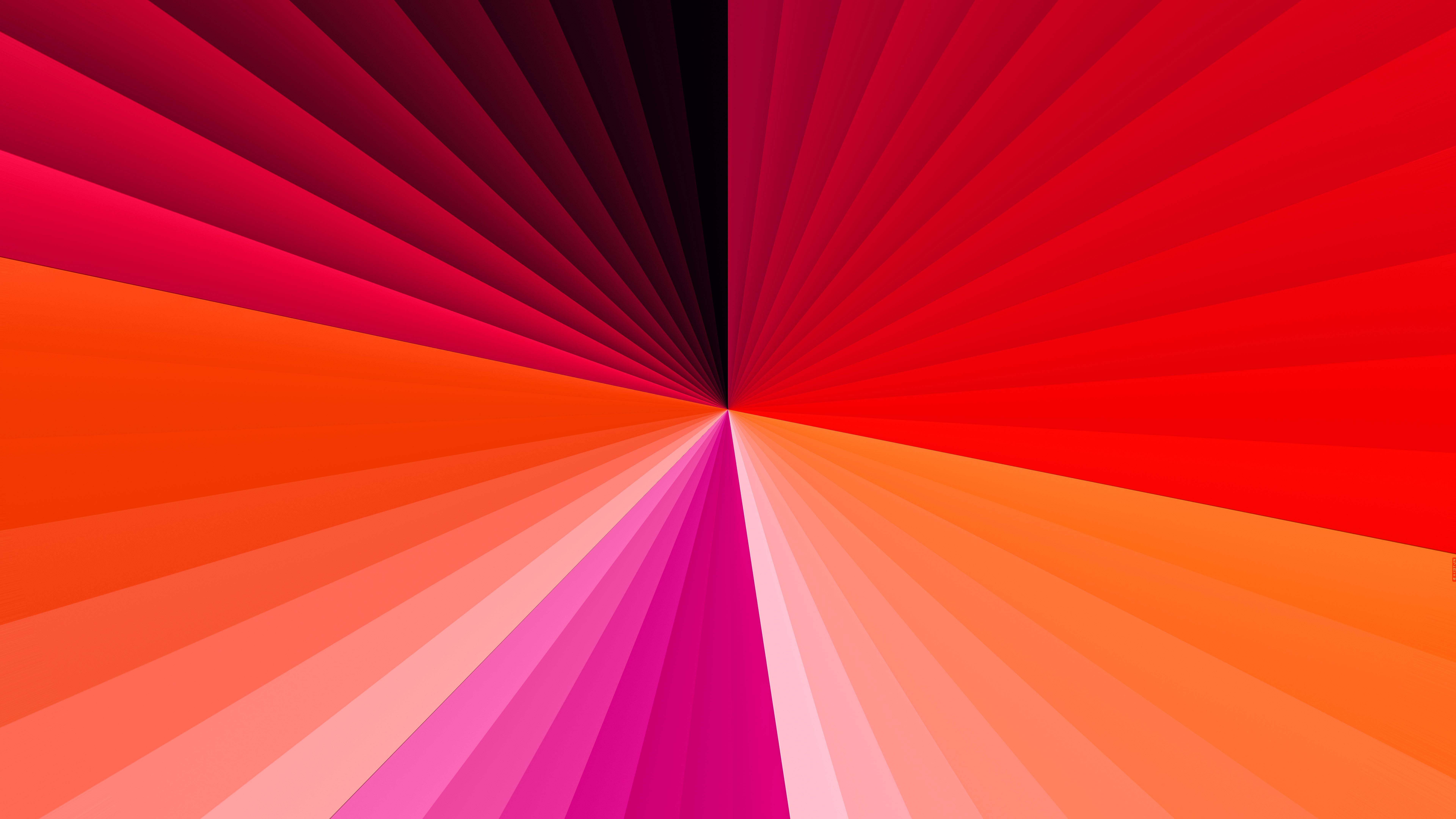 Pink Red Orange Gradient Lines Art Pattern Abstraction K K 2K Abstract