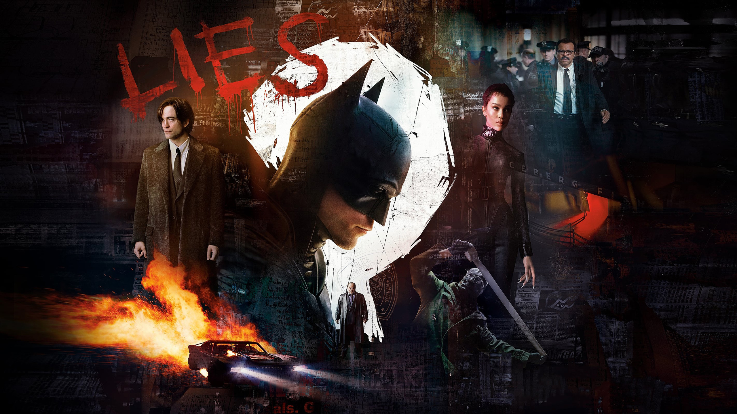 Max Carver Jayme Lawson Bruce Wayne Colin Farrell Ben Affleck Oswald Cobblepot 2K The Batman