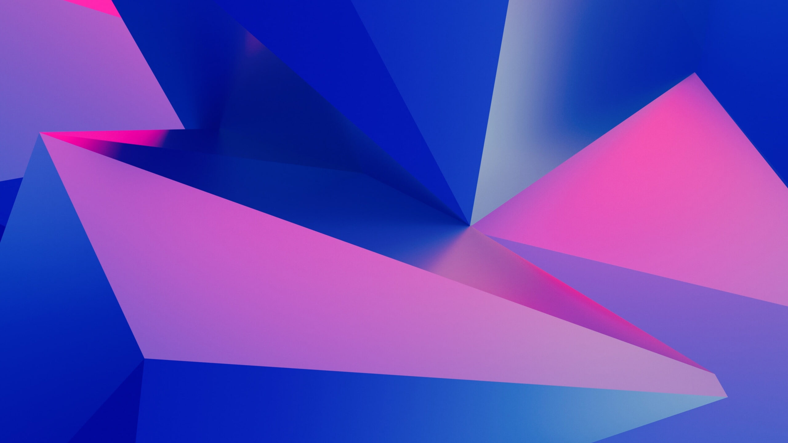 Blue Pink Triangle Geometric Shapes K 2K Geometric