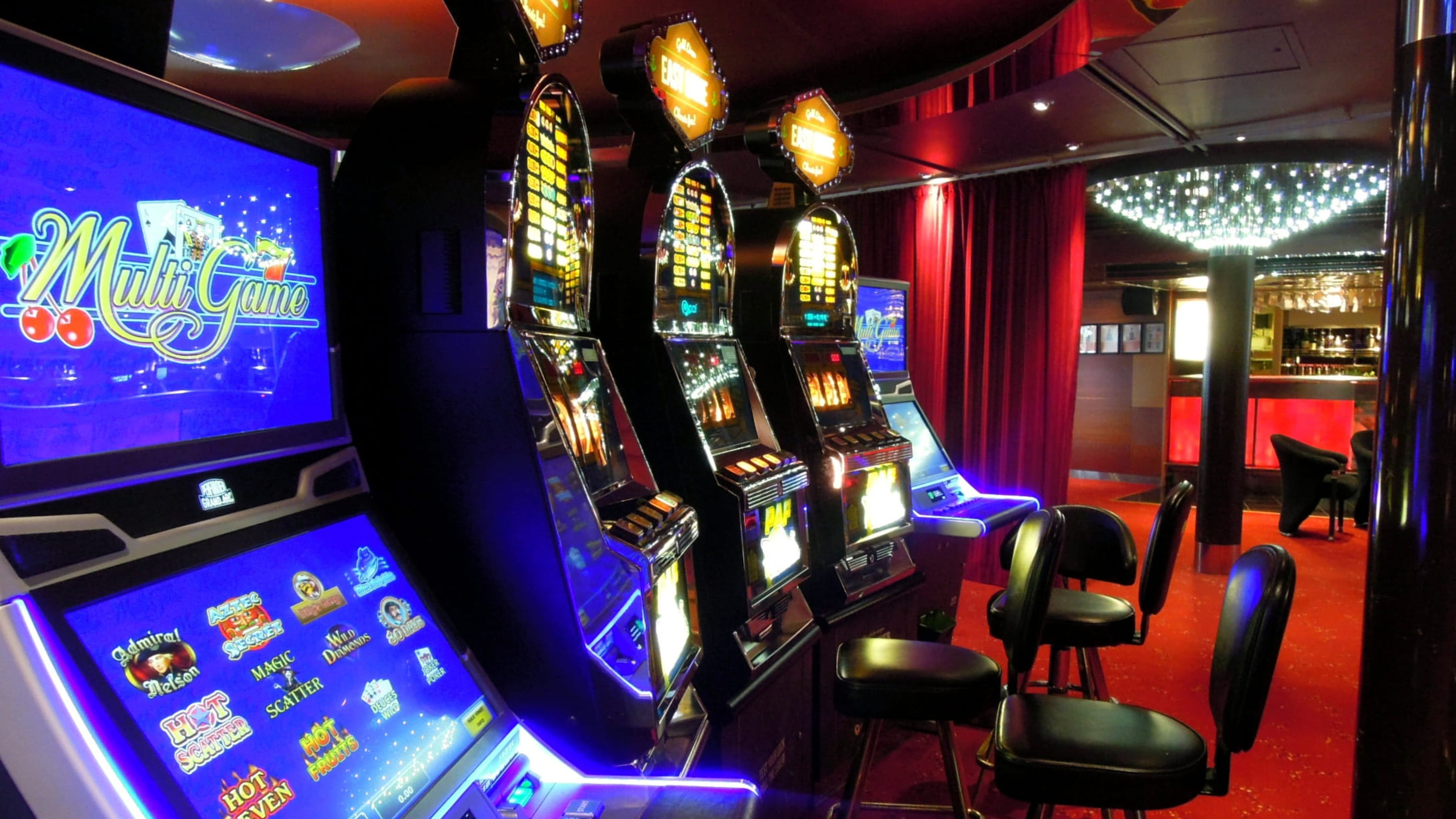 Slot Machines Casino Blue Arcade Video Game Addiction K 2K Addiction