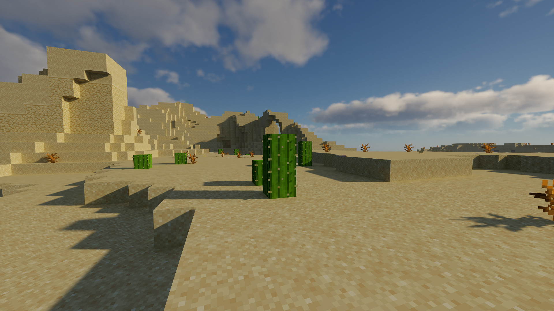 Cactus In Desert 2K Minecraft