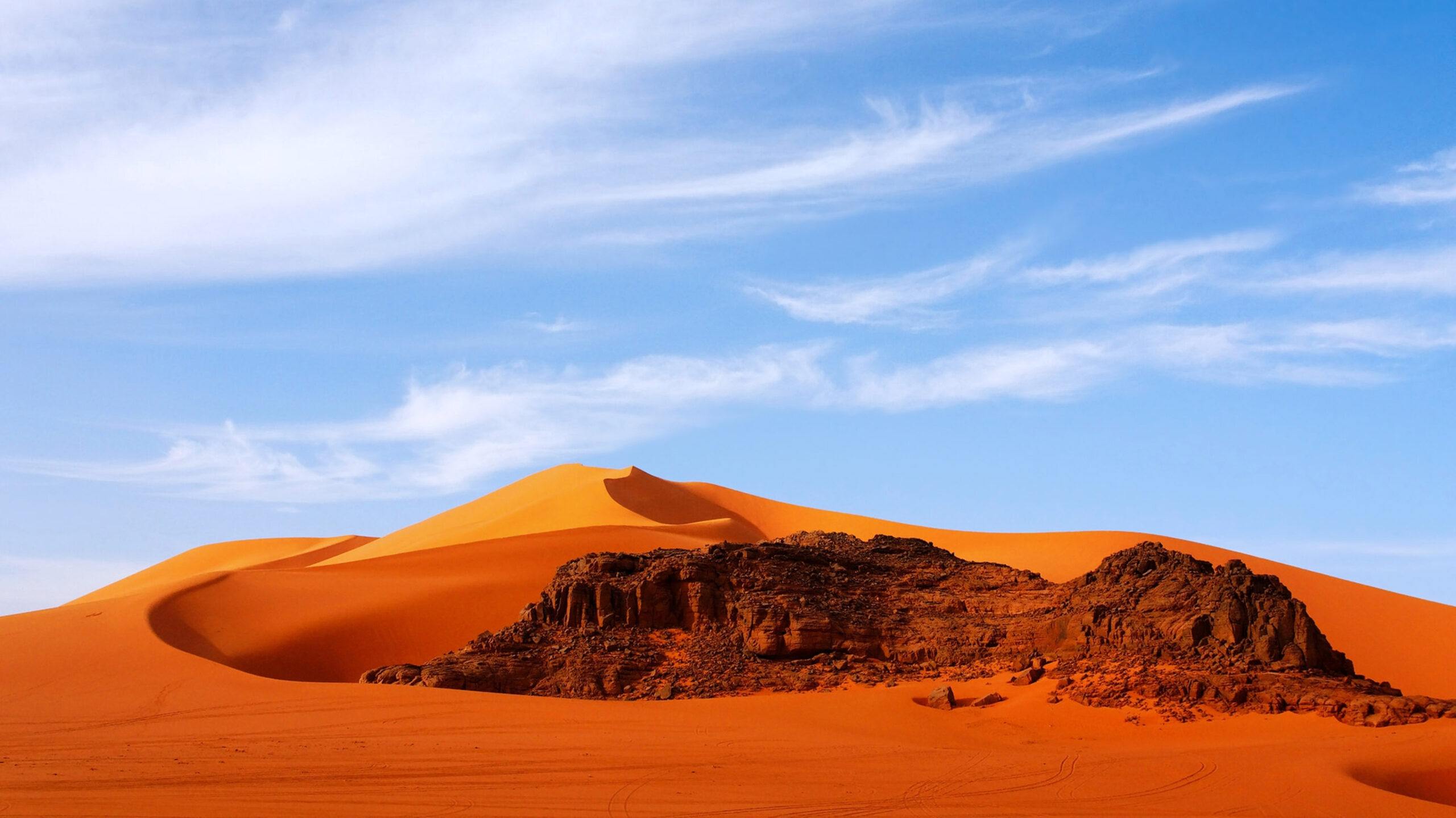 Africa Algeria Desert Dune Rock Sahara Sand K 2K African