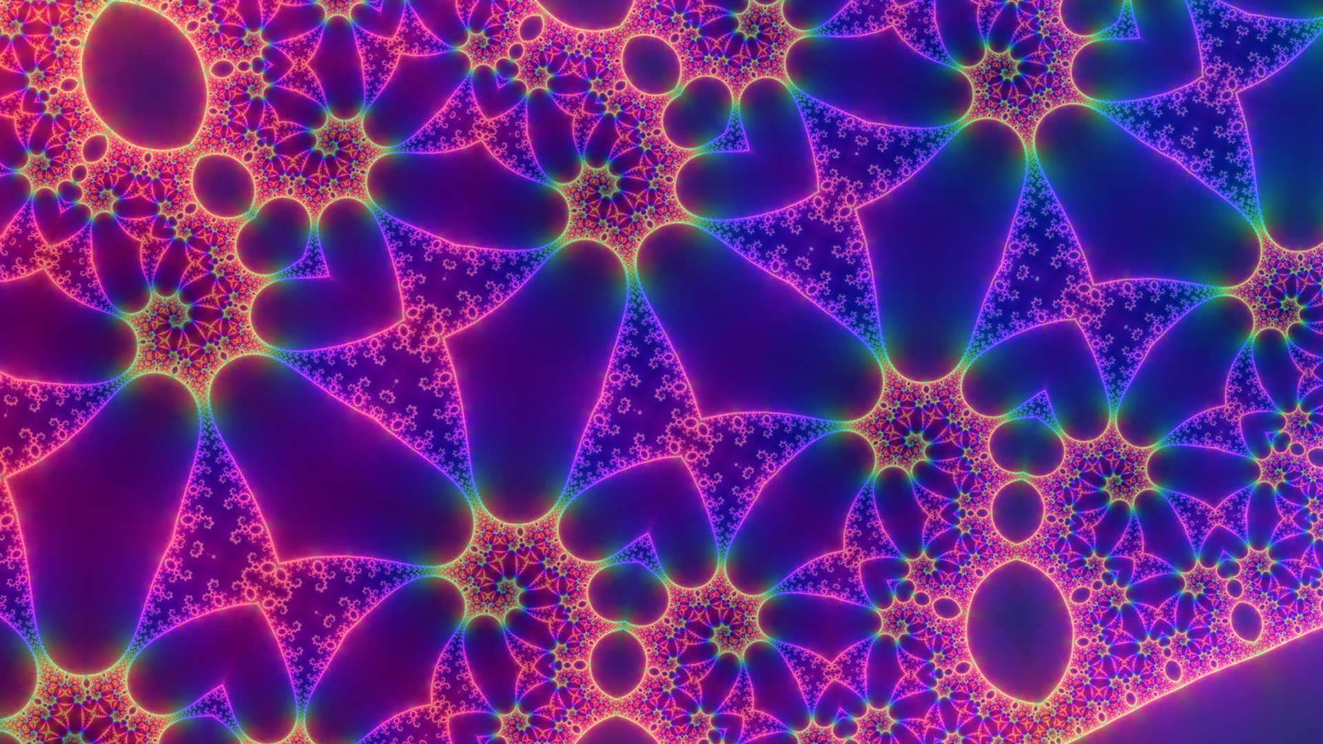 Pink Purple Shapes Pattern Trippy 2K Trippy